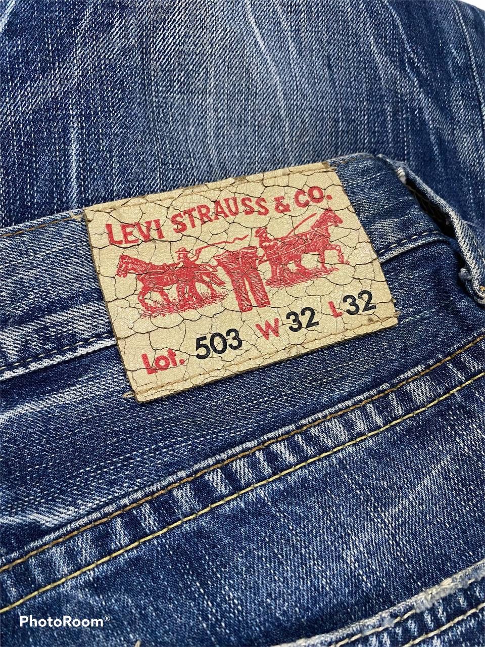 Levi's Vintage levis 503 really nice faded design Size US 34 / EU 50 - 7 Thumbnail