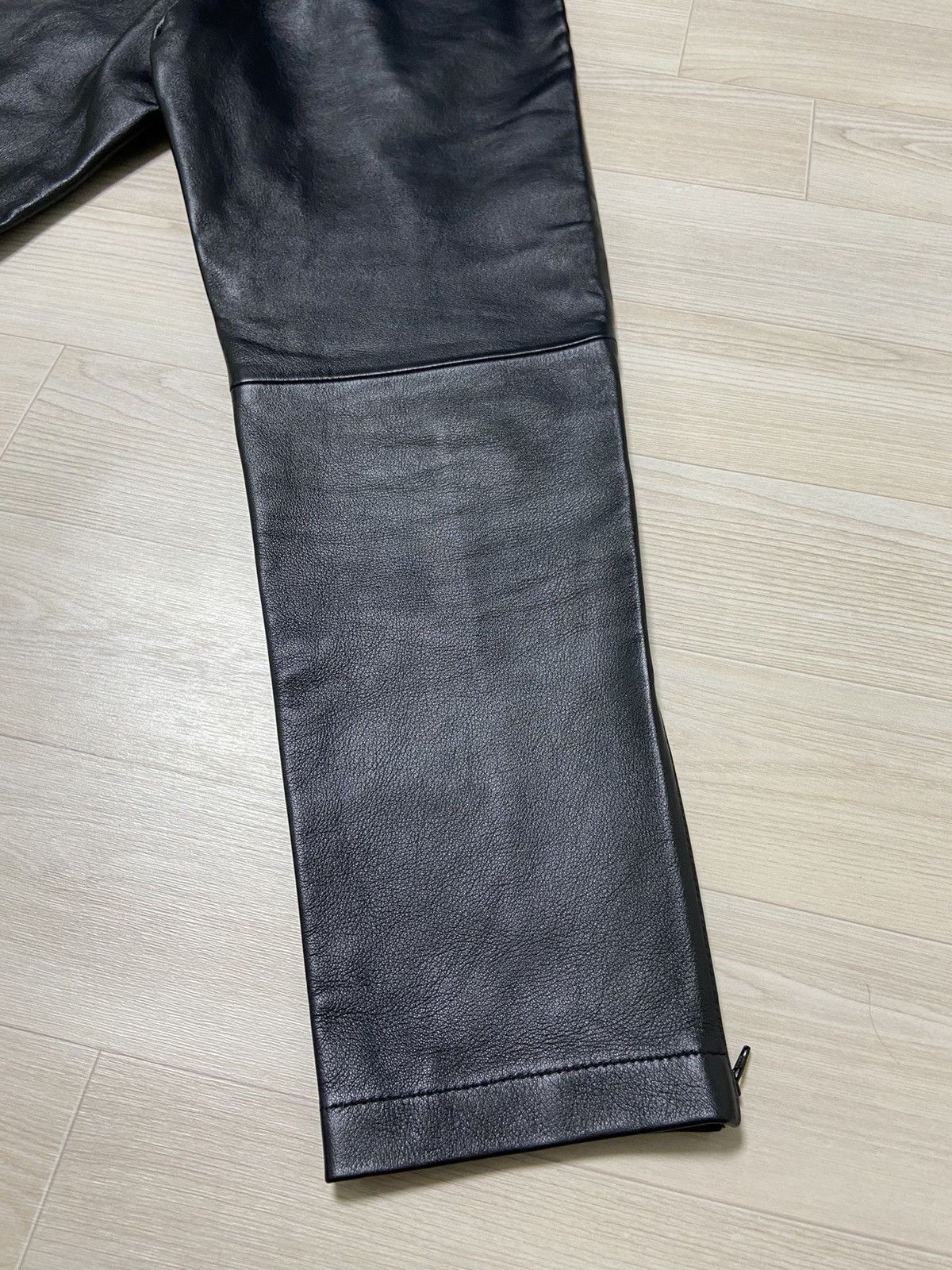 Balenciaga 38 Balenciaga 2016 leather jogger sweatpants Size US 29 - 3 Thumbnail