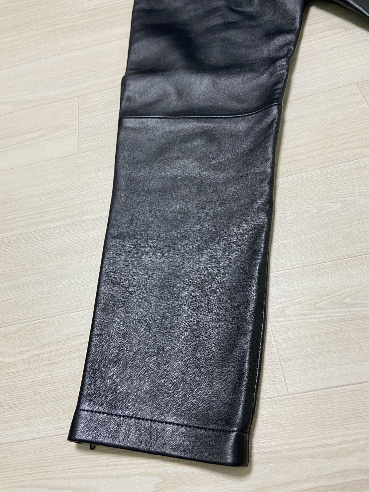Balenciaga 38 Balenciaga 2016 leather jogger sweatpants Size US 29 - 5 Thumbnail