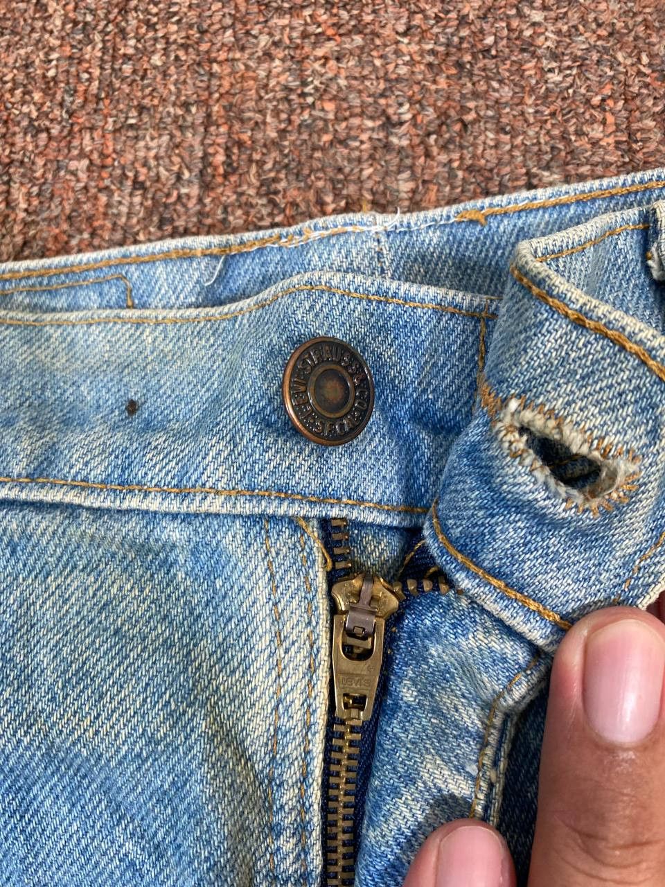 Levi's vintage levis 505 orange tab denim short pants Size US 36 / EU 52 - 7 Thumbnail
