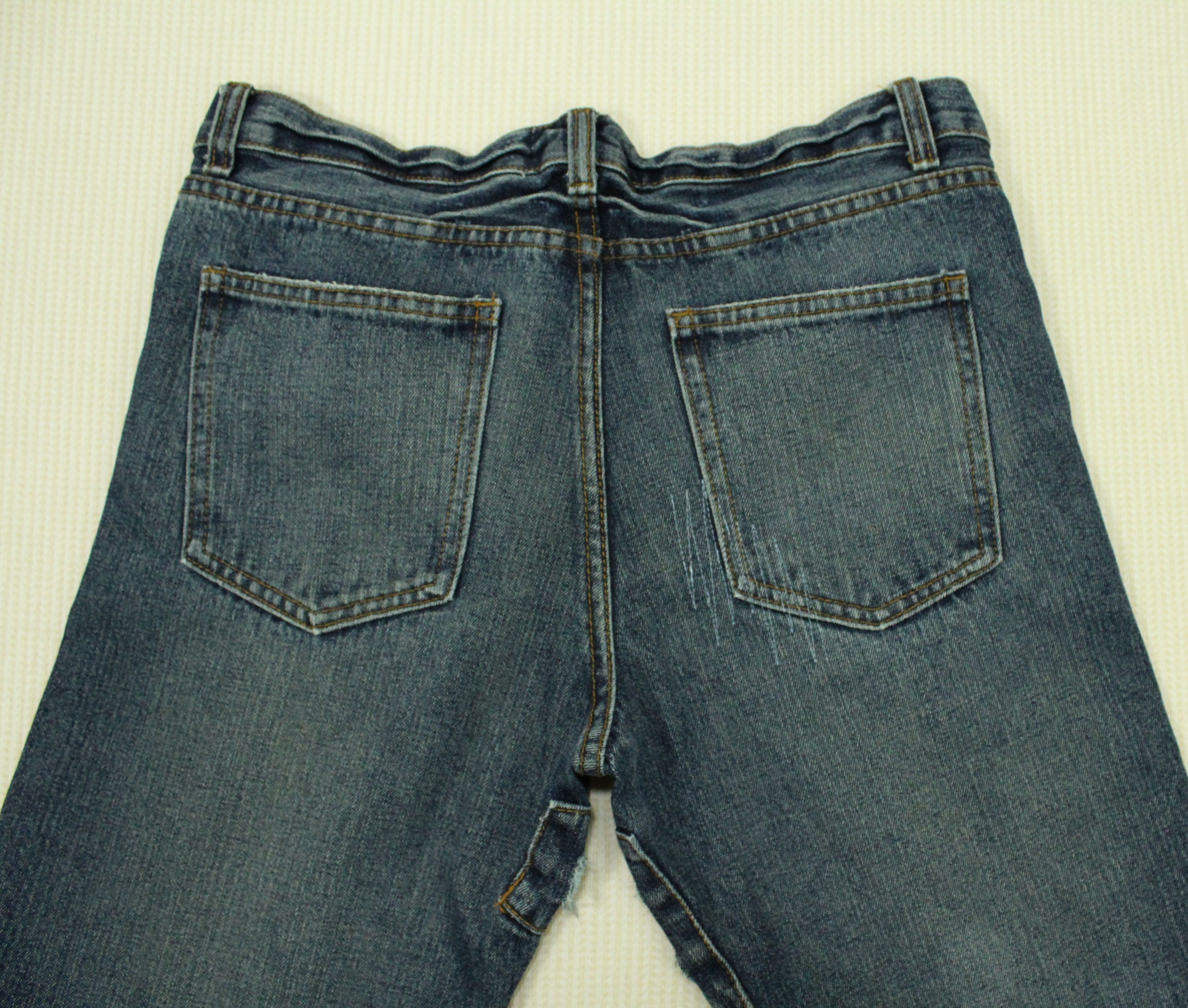 Japanese Brand DEVILOCK Denim Jeans Distressed Style Pants Jesus Button Size US 32 / EU 48 - 6 Thumbnail