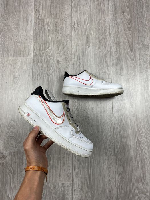 Af1 discount script swoosh