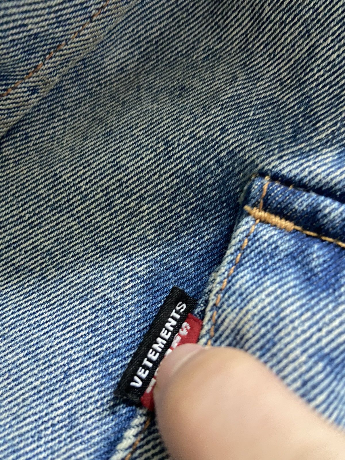 Vetements M Vetements Levis Oversized two Pocket denim shirt jacket Size US M / EU 48-50 / 2 - 5 Thumbnail