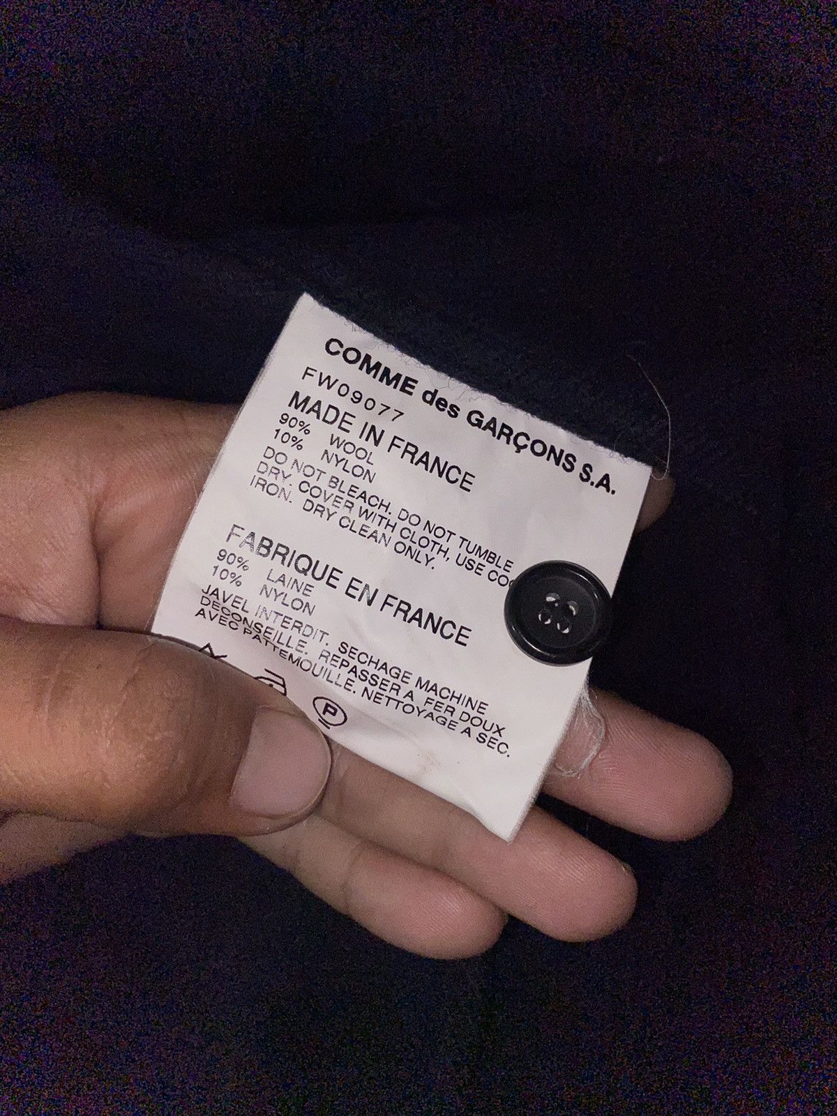 Comme des Garcons ❌LAST DROP❌ Comme Des Garcons Long Jacket Made in France Size US L / EU 52-54 / 3 - 7 Thumbnail