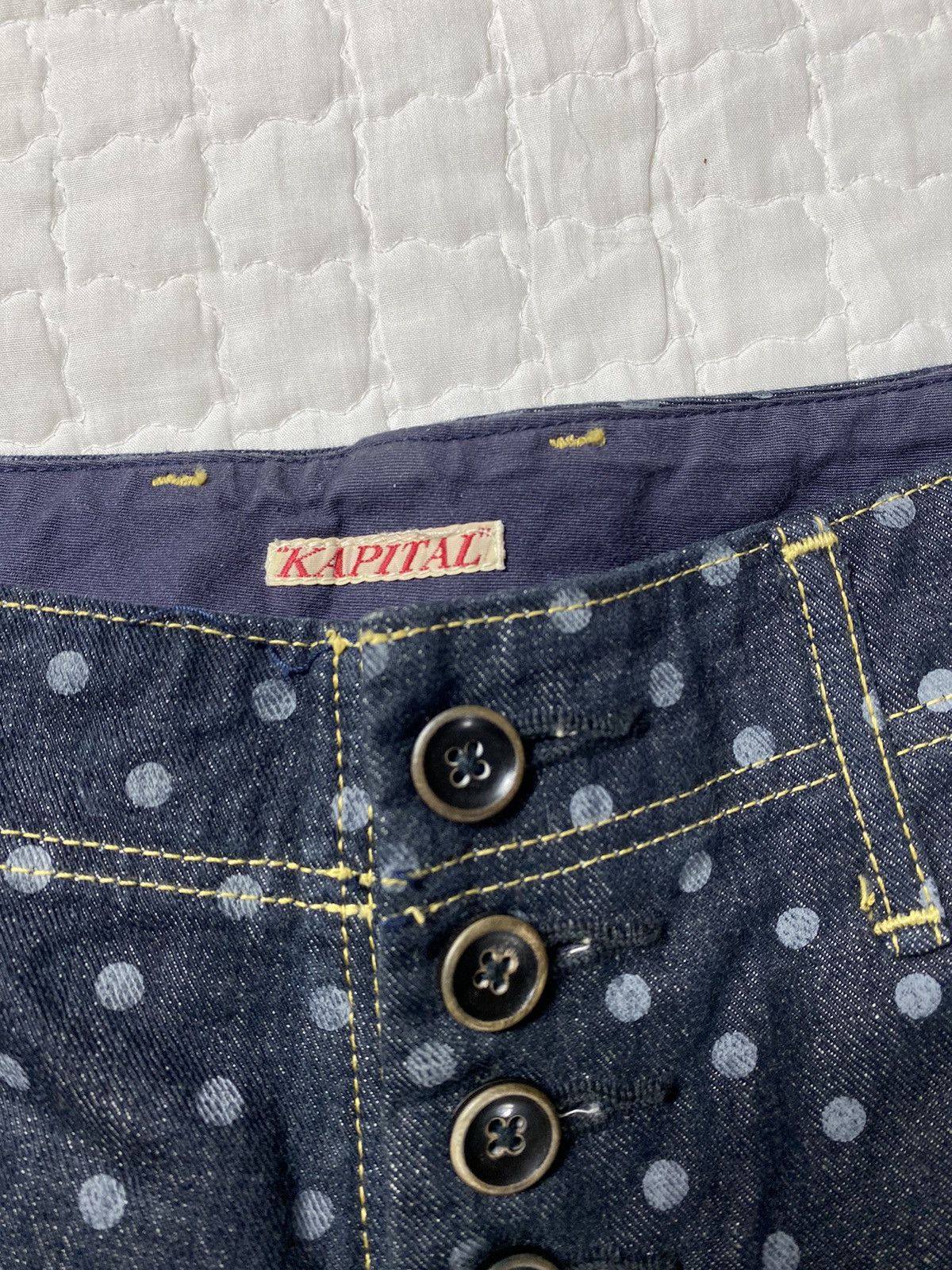 Kapital Kountry Kapital Genes Polkadot Denim Pant Size US 30 / EU 46 - 7 Thumbnail