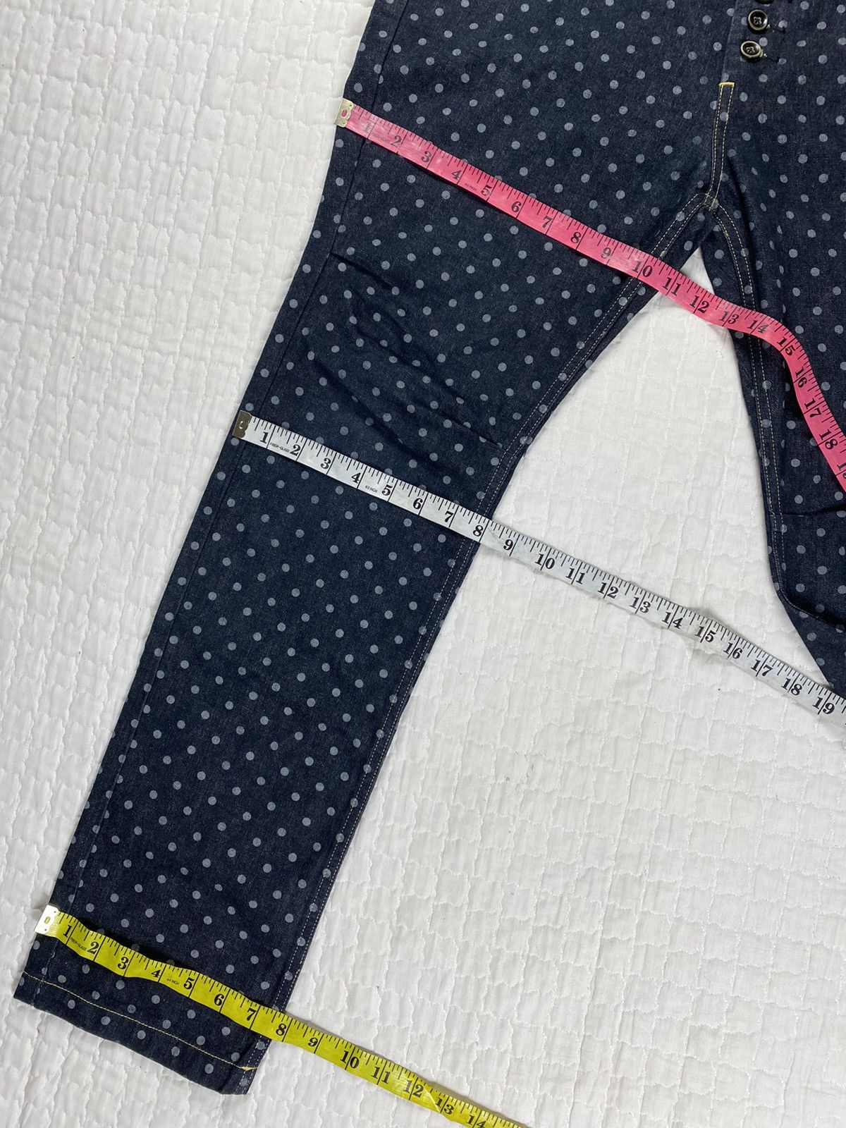 Kapital Kountry Kapital Genes Polkadot Denim Pant Size US 30 / EU 46 - 6 Thumbnail