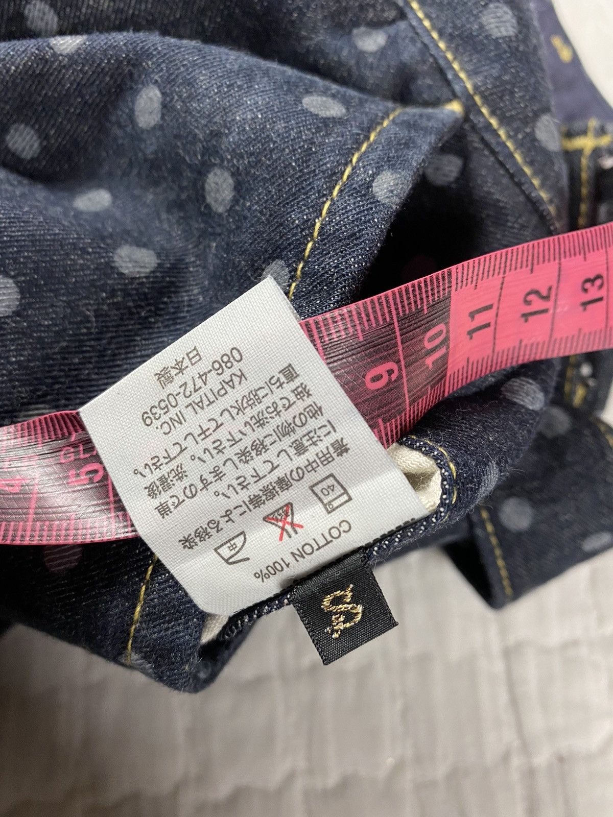 Kapital Kountry Kapital Genes Polkadot Denim Pant Size US 30 / EU 46 - 11 Thumbnail