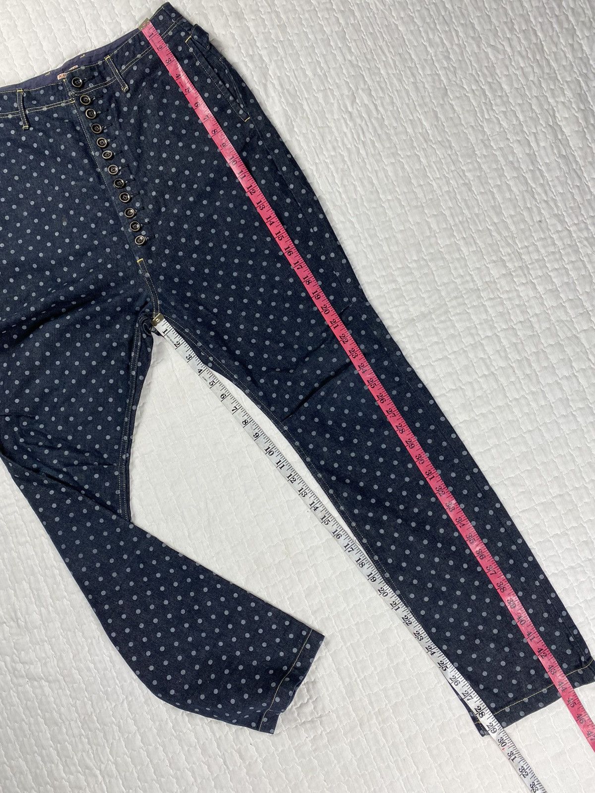 Kapital Kountry Kapital Genes Polkadot Denim Pant Size US 30 / EU 46 - 4 Thumbnail