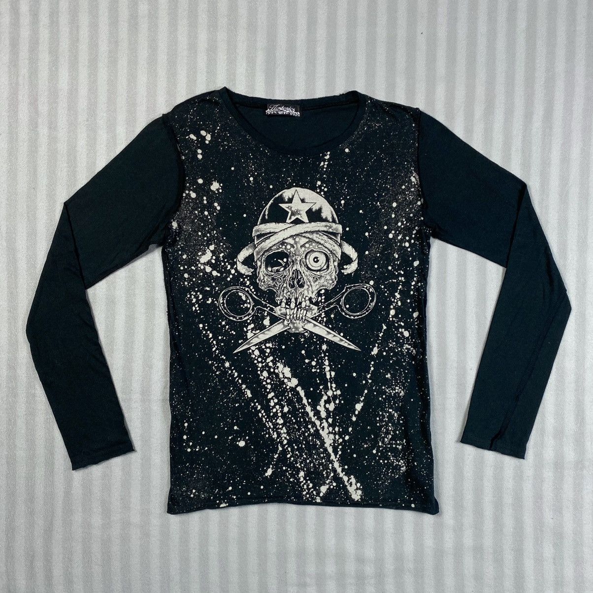 Hysteric Glamour Hysteric Glamour X Pushead Stretch Longsleeve Shirt Size S / US 4 / IT 40 - 2 Thumbnail