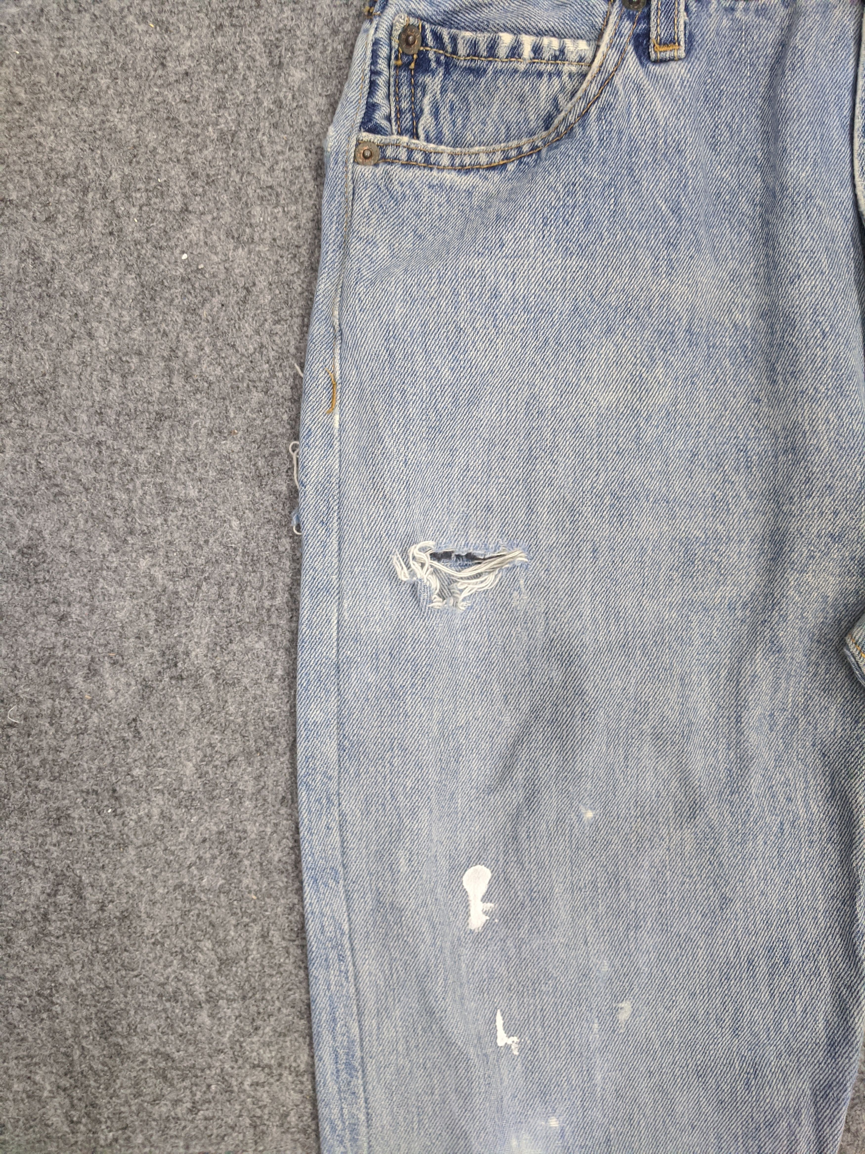 Levi's Vintage Distressed Levis Light Wash Jeans DP1012 Size US 29 - 14 Thumbnail