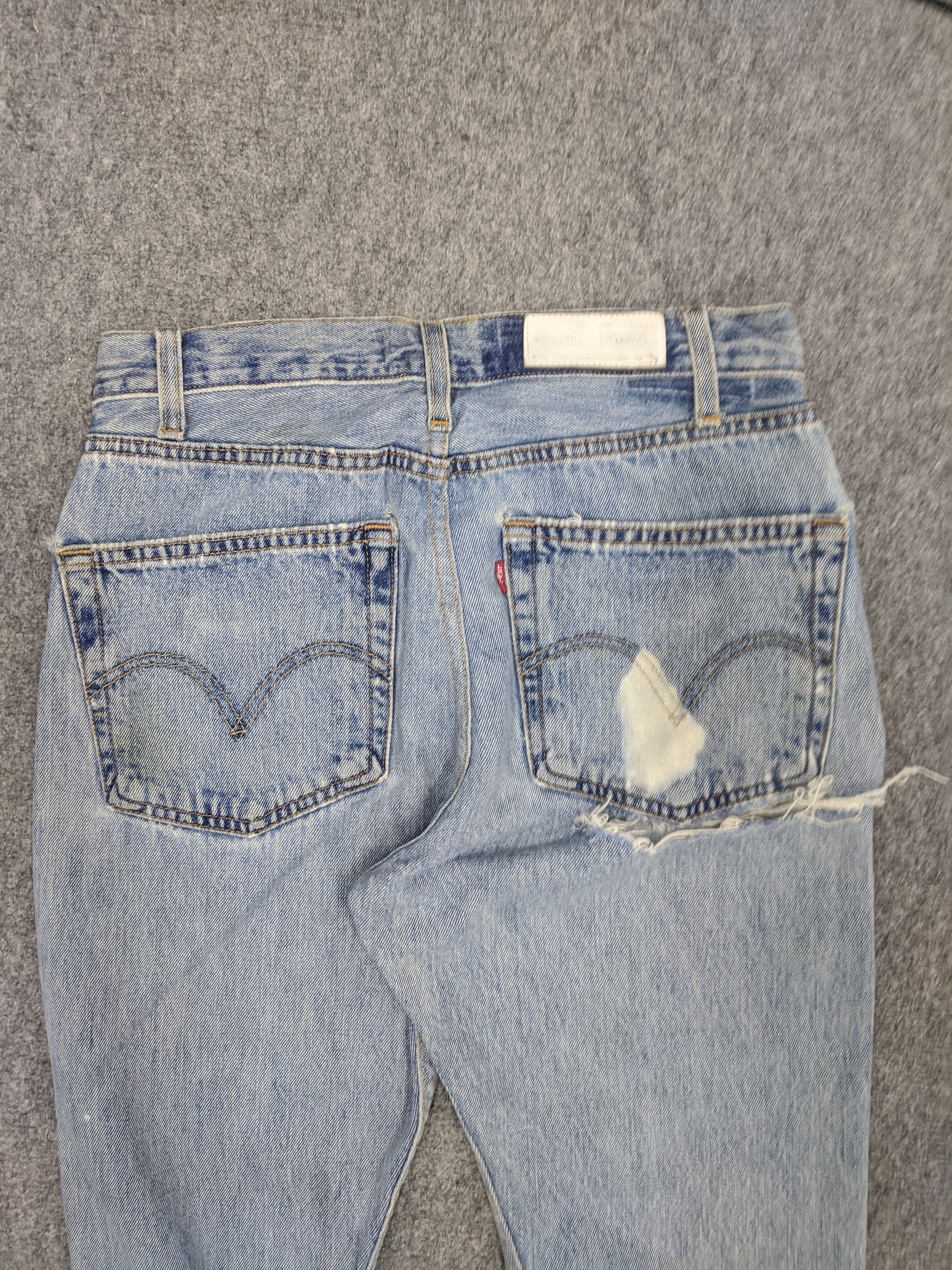 Levi's Vintage Distressed Levis Light Wash Jeans DP1012 Size US 29 - 4 Thumbnail