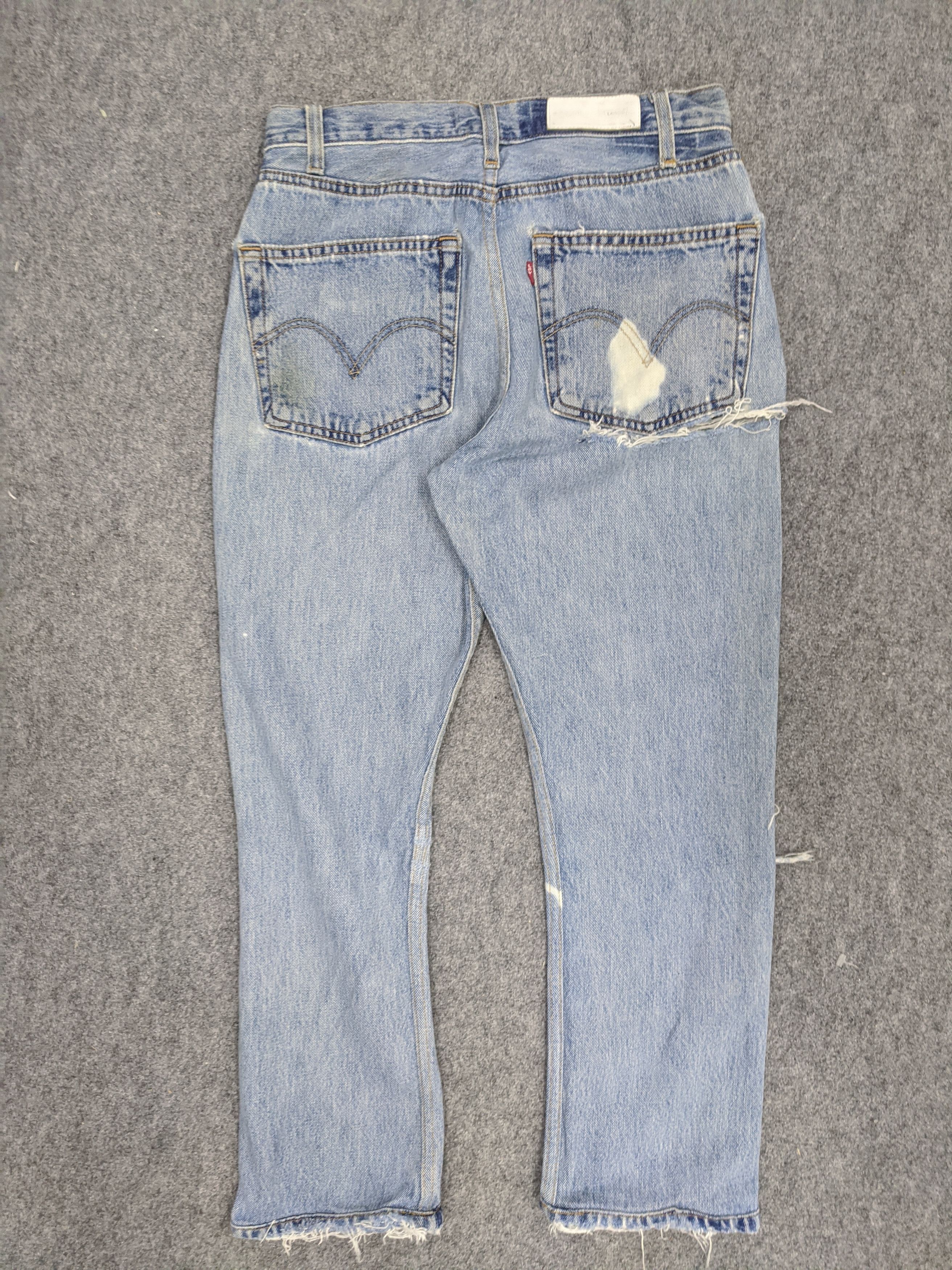 Levi's Vintage Distressed Levis Light Wash Jeans DP1012 Size US 29 - 3 Thumbnail