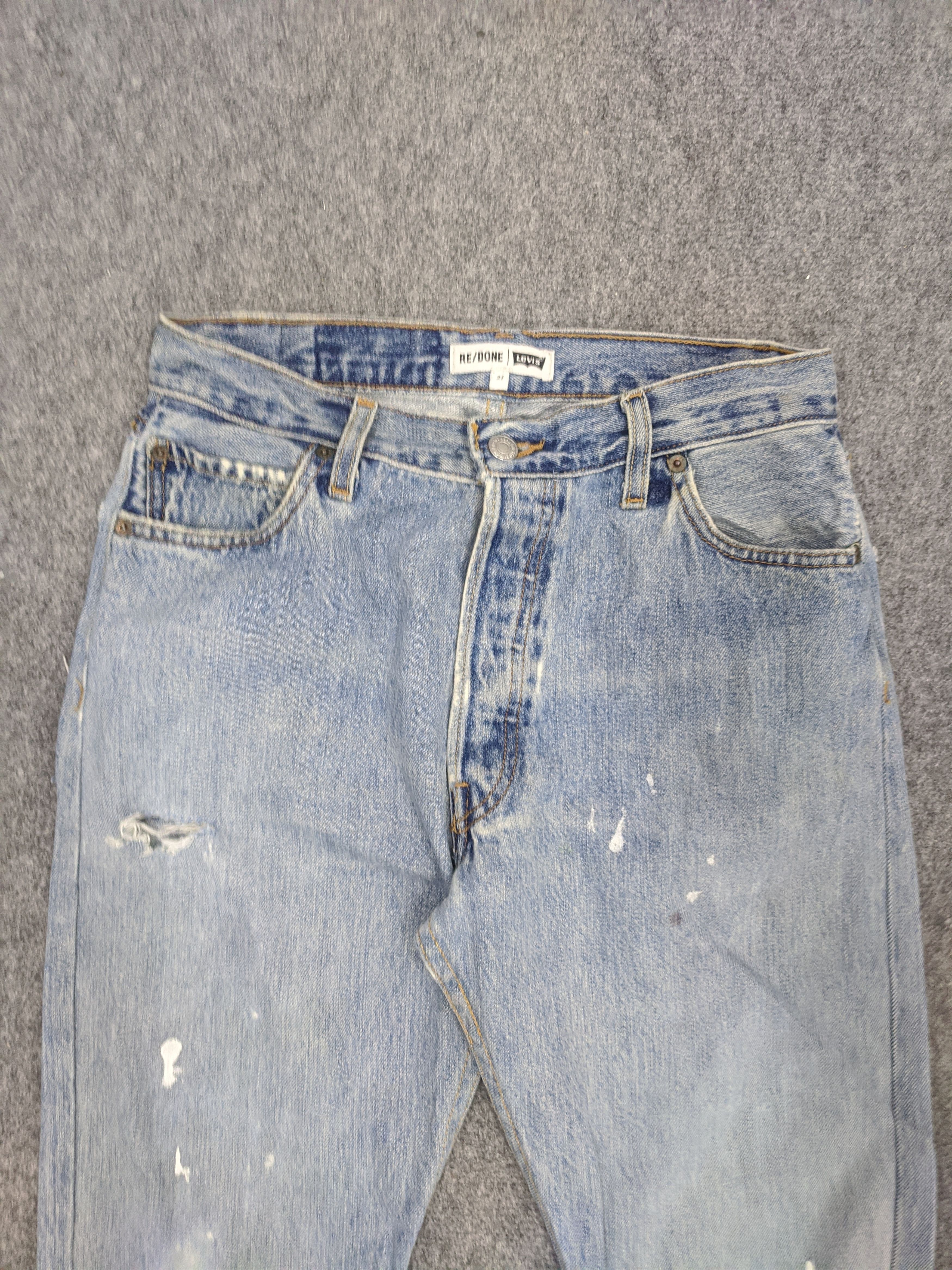 Levi's Vintage Distressed Levis Light Wash Jeans DP1012 Size US 29 - 2 Thumbnail