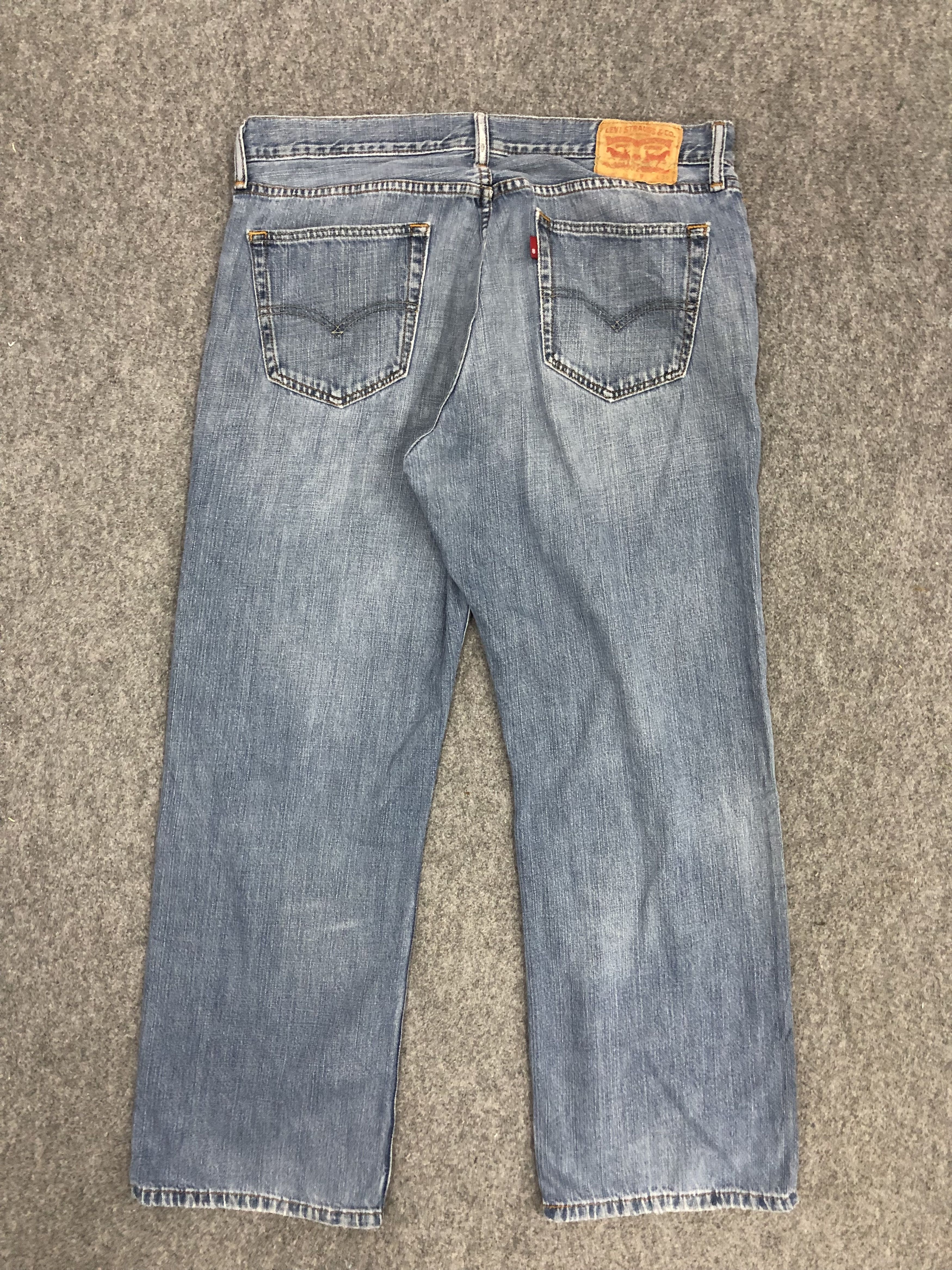 Levi's × Vintage Vintage Levis 559 Light Wash Jeans Size US 37 - 3 Thumbnail