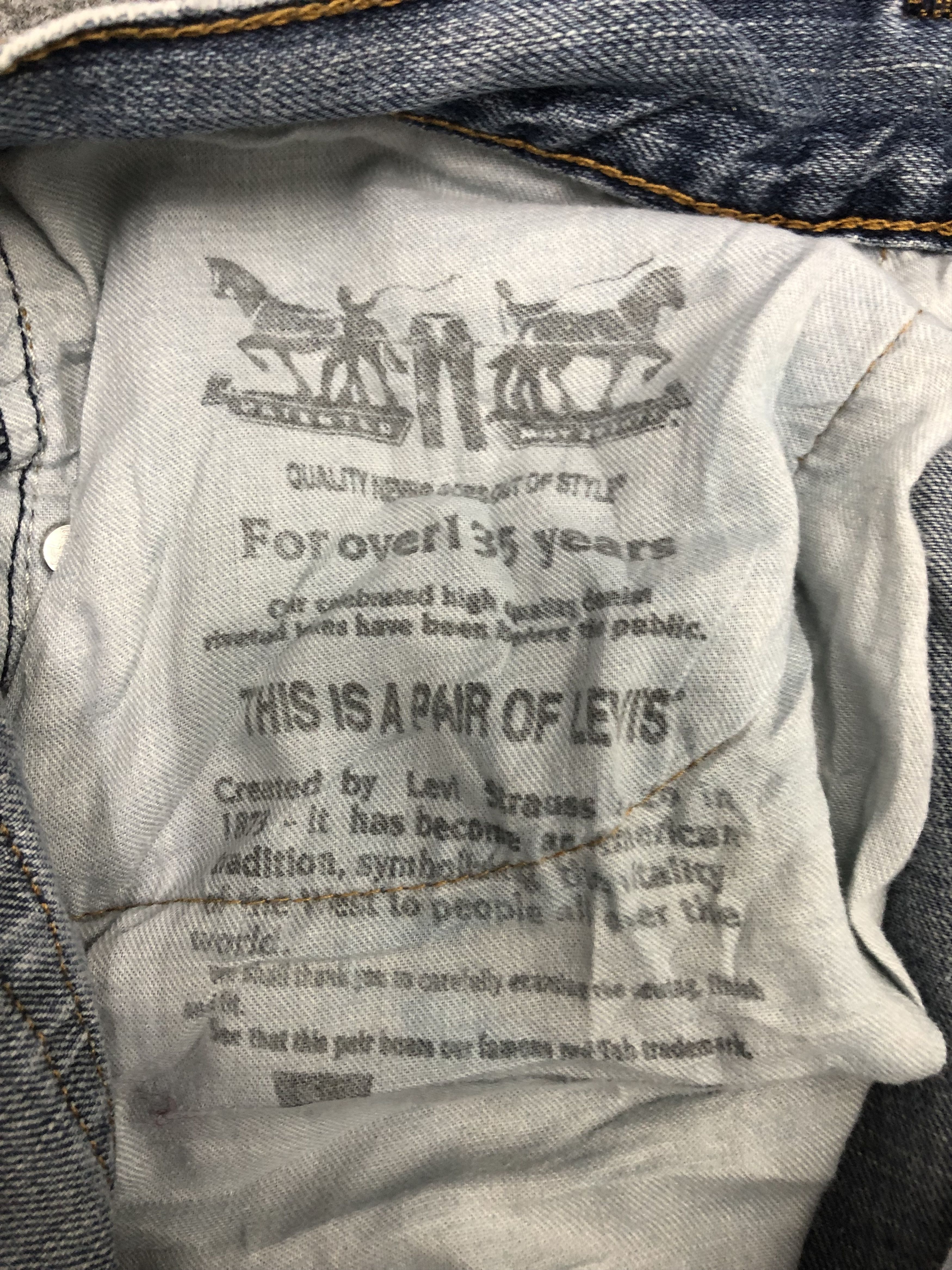 Levi's × Vintage Vintage Levis 559 Light Wash Jeans Size US 37 - 12 Thumbnail