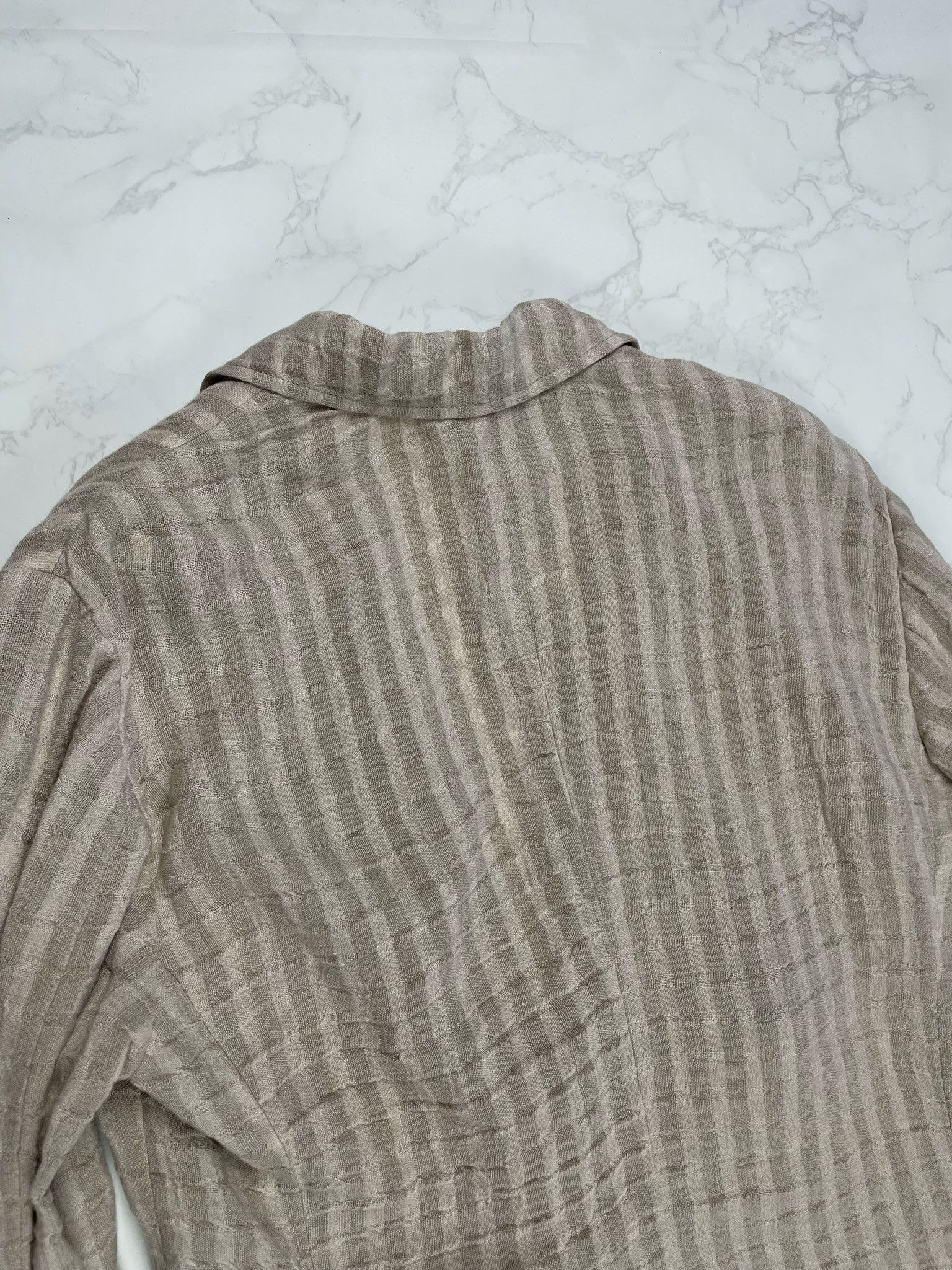 Dolce & Gabbana 🔥80% OFF🔥 [SALE] Dolce Gabbana Striped Linen Light Jacket Size US L / EU 52-54 / 3 - 13 Thumbnail