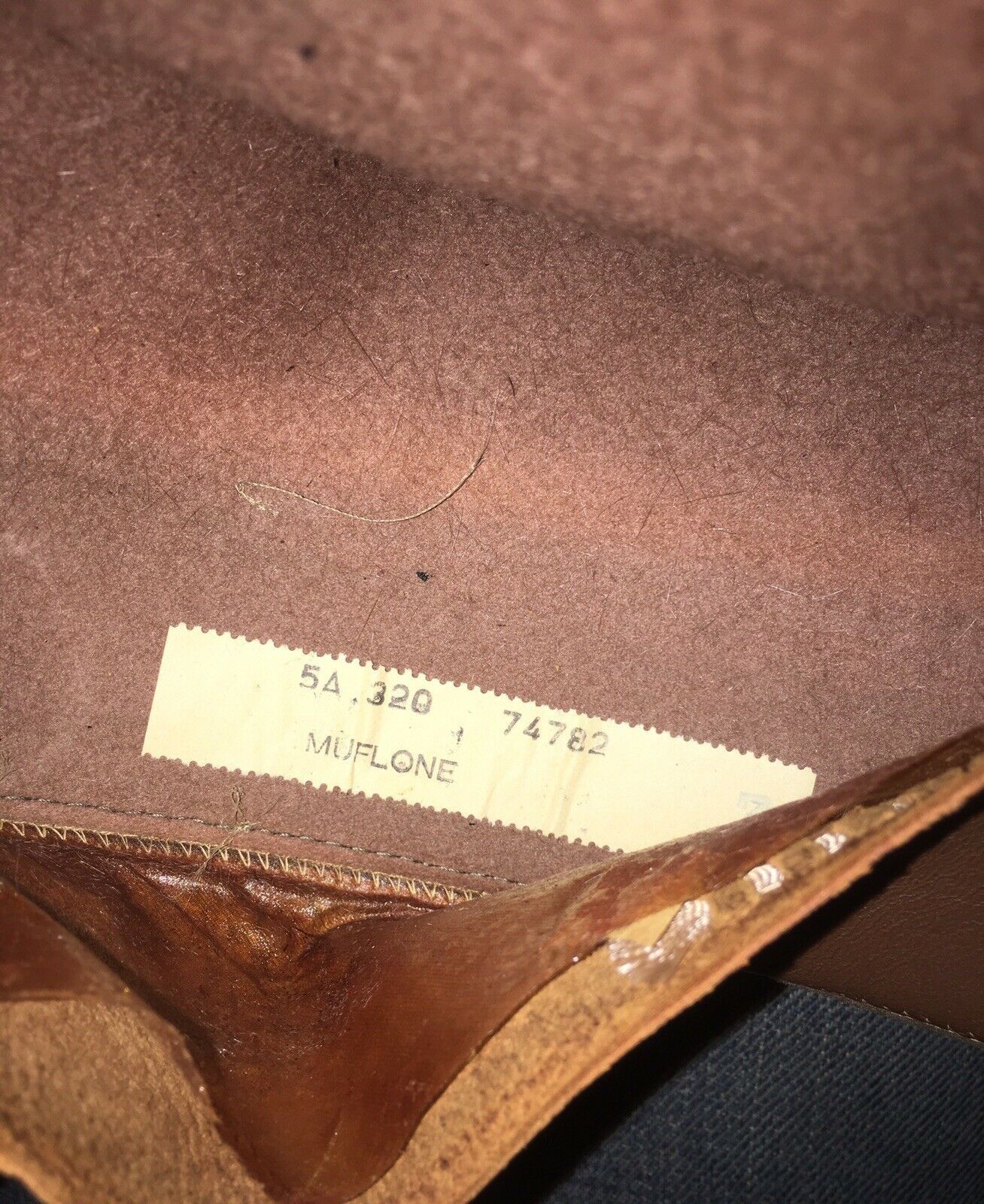 Other Fur Felt Fedora Hat Brown Fouquet Borsalino 6 3/4 Small Size ONE SIZE - 9 Thumbnail