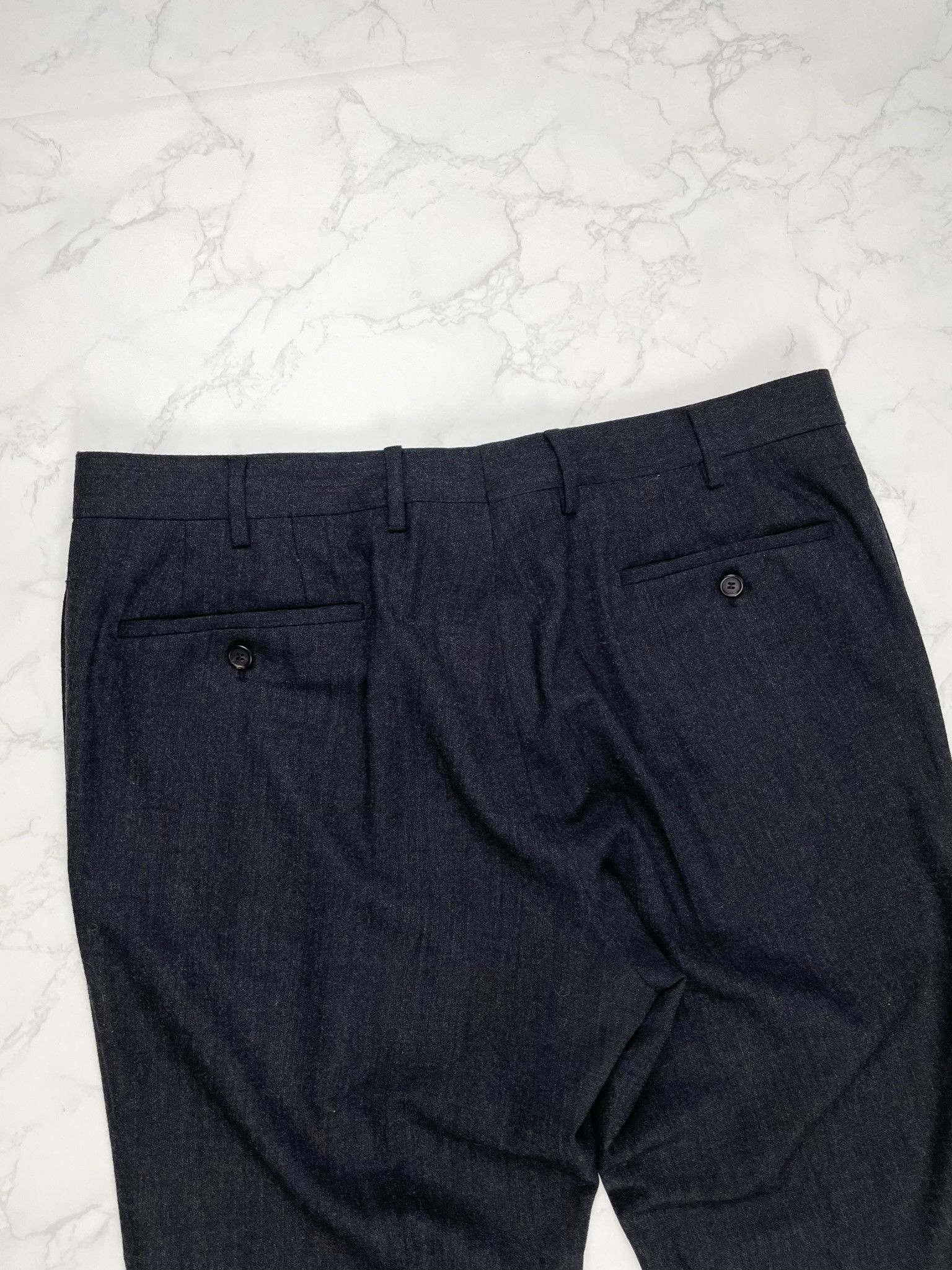 Prada 🔥[SALE]🔥 Prada Charcoal Wool Casual Pants Size US 36 / EU 52 - 12 Thumbnail