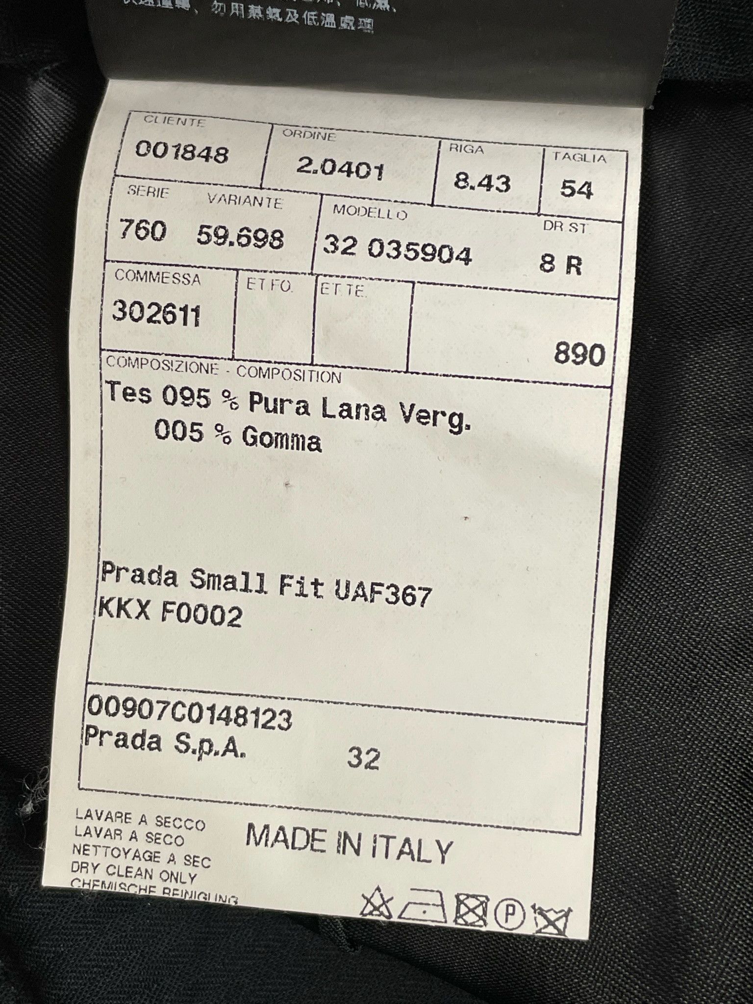 Prada 🔥[SALE]🔥 Prada Charcoal Wool Casual Pants Size US 36 / EU 52 - 10 Thumbnail