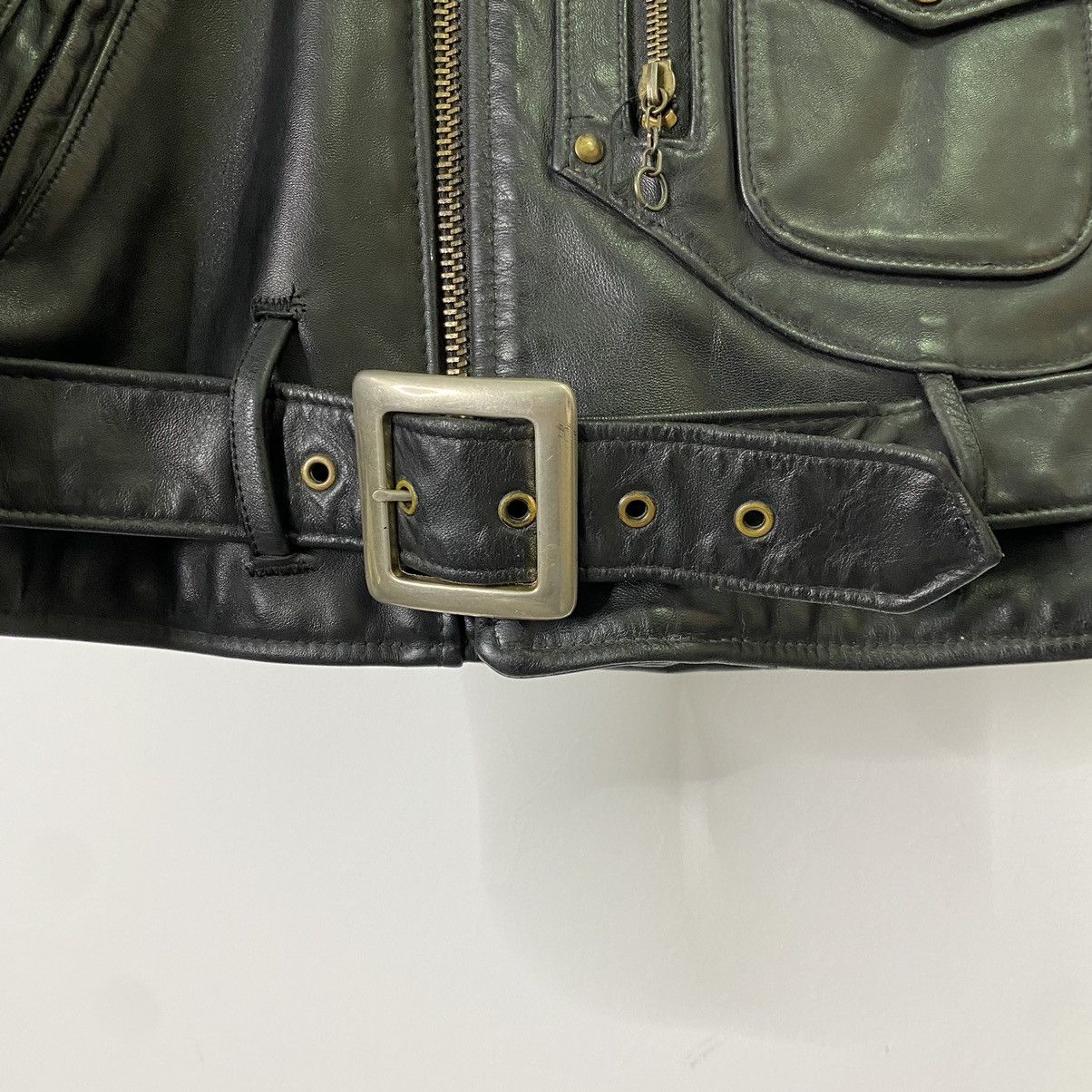 Schott SCHOTT 611H Studded D-Pocket Horsehide Leather Jacket Size US M / EU 48-50 / 2 - 8 Thumbnail