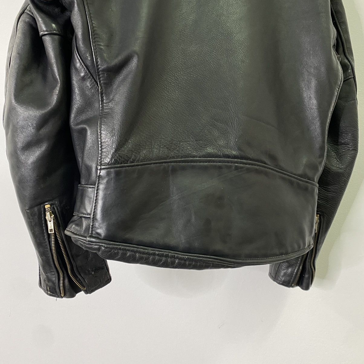 Schott SCHOTT 611H Studded D-Pocket Horsehide Leather Jacket Size US M / EU 48-50 / 2 - 15 Thumbnail