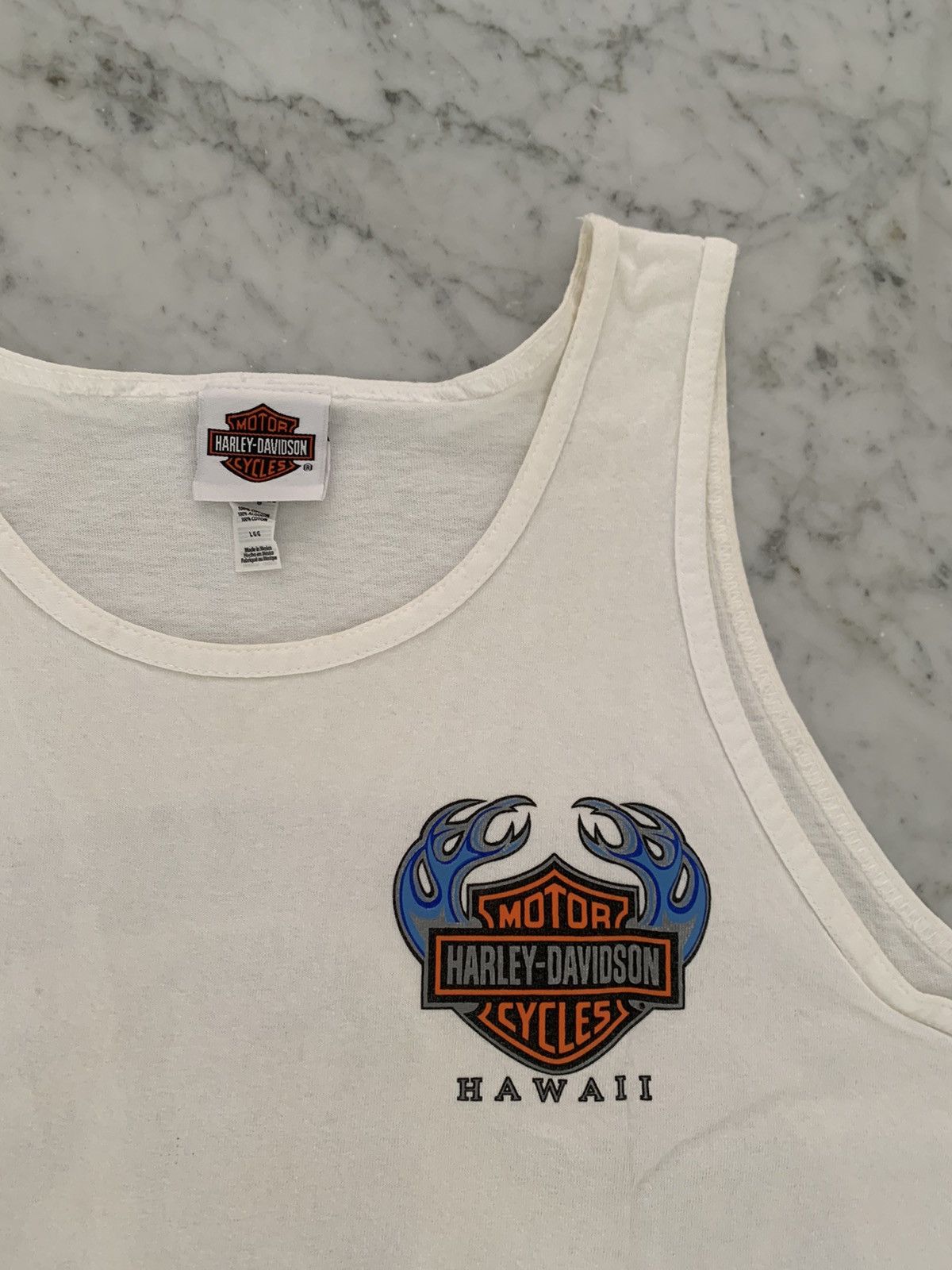 Harley Davidson VINTAGE HARLEY DAVIDSON HAWAII TANK TOP Size US L / EU 52-54 / 3 - 3 Thumbnail