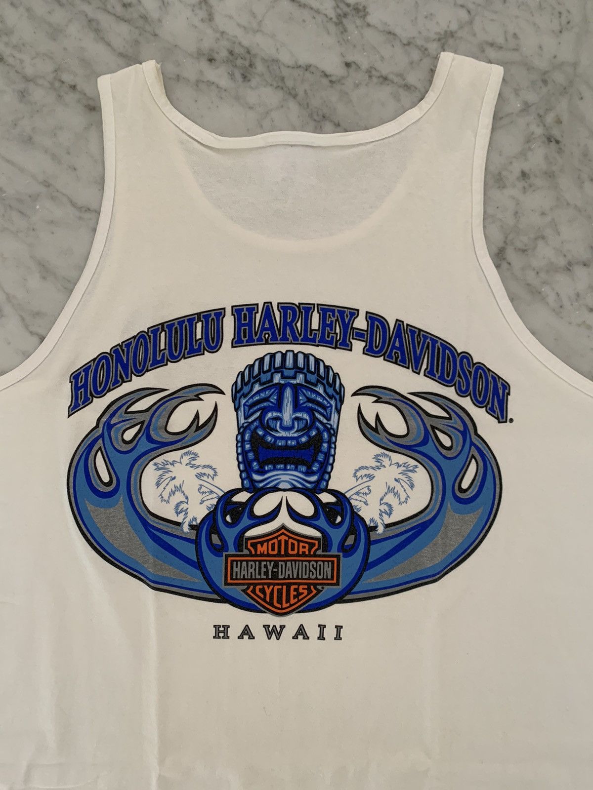 Harley Davidson VINTAGE HARLEY DAVIDSON HAWAII TANK TOP Size US L / EU 52-54 / 3 - 4 Thumbnail