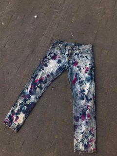 Carhartt Vintage Custom Painted Tie Dye Jeans