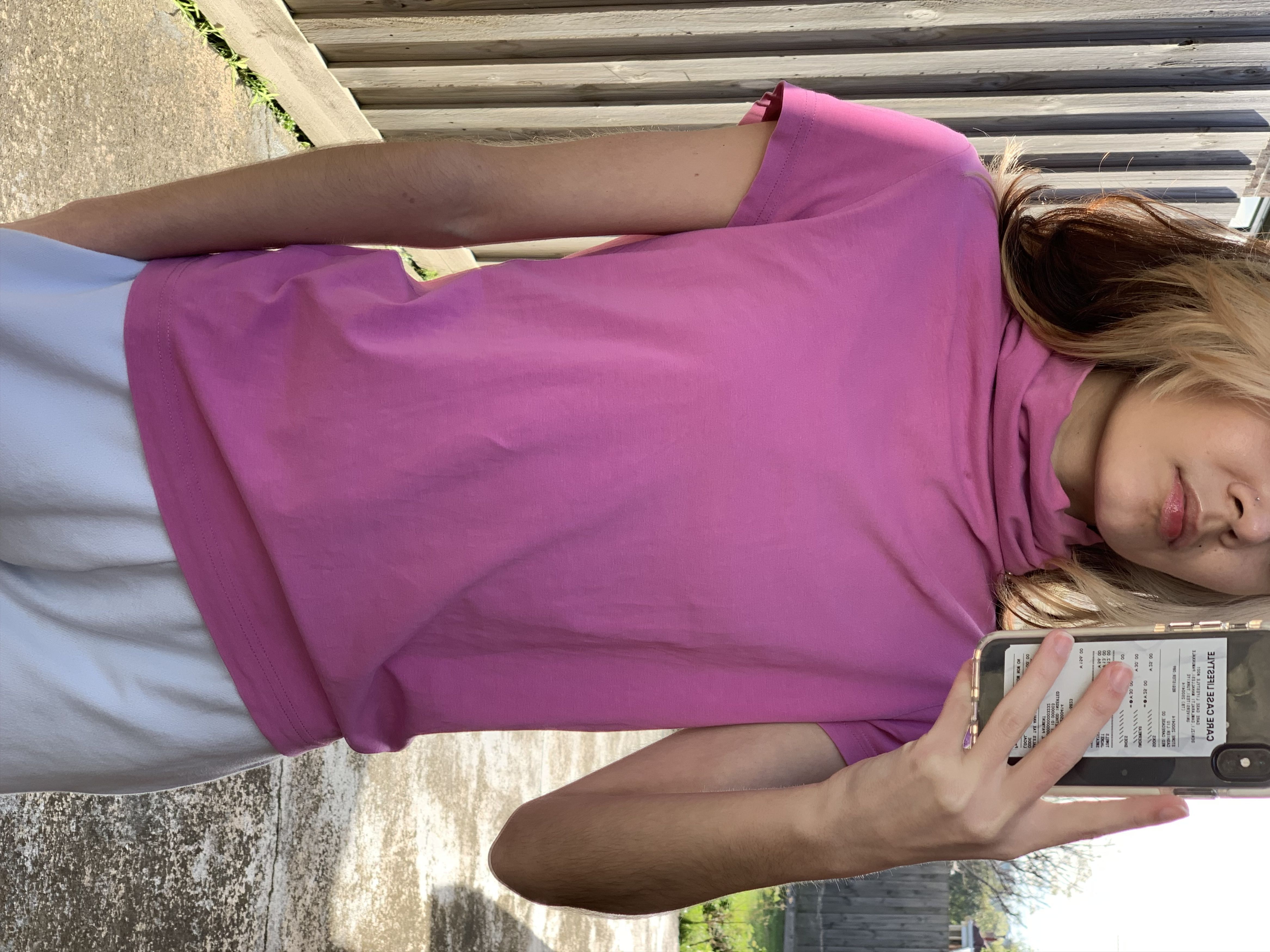 Esprit PINK TURTLE NECK T-SHIRT BY ESPRIT Size M / US 6-8 / IT 42-44 - 2 Thumbnail
