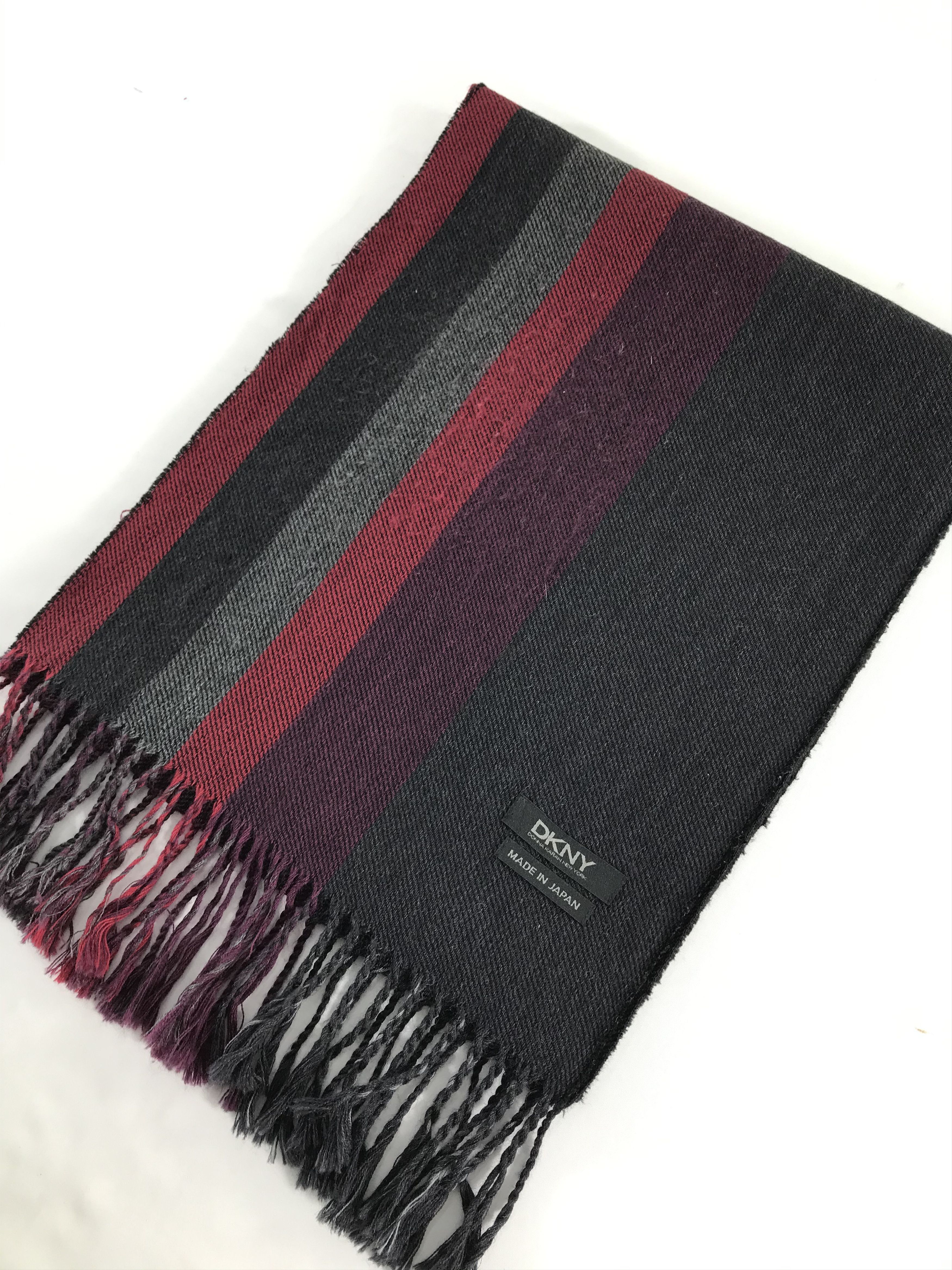DKNY DKNY Wool Scarf Muffler V260 Size ONE SIZE - 3 Thumbnail
