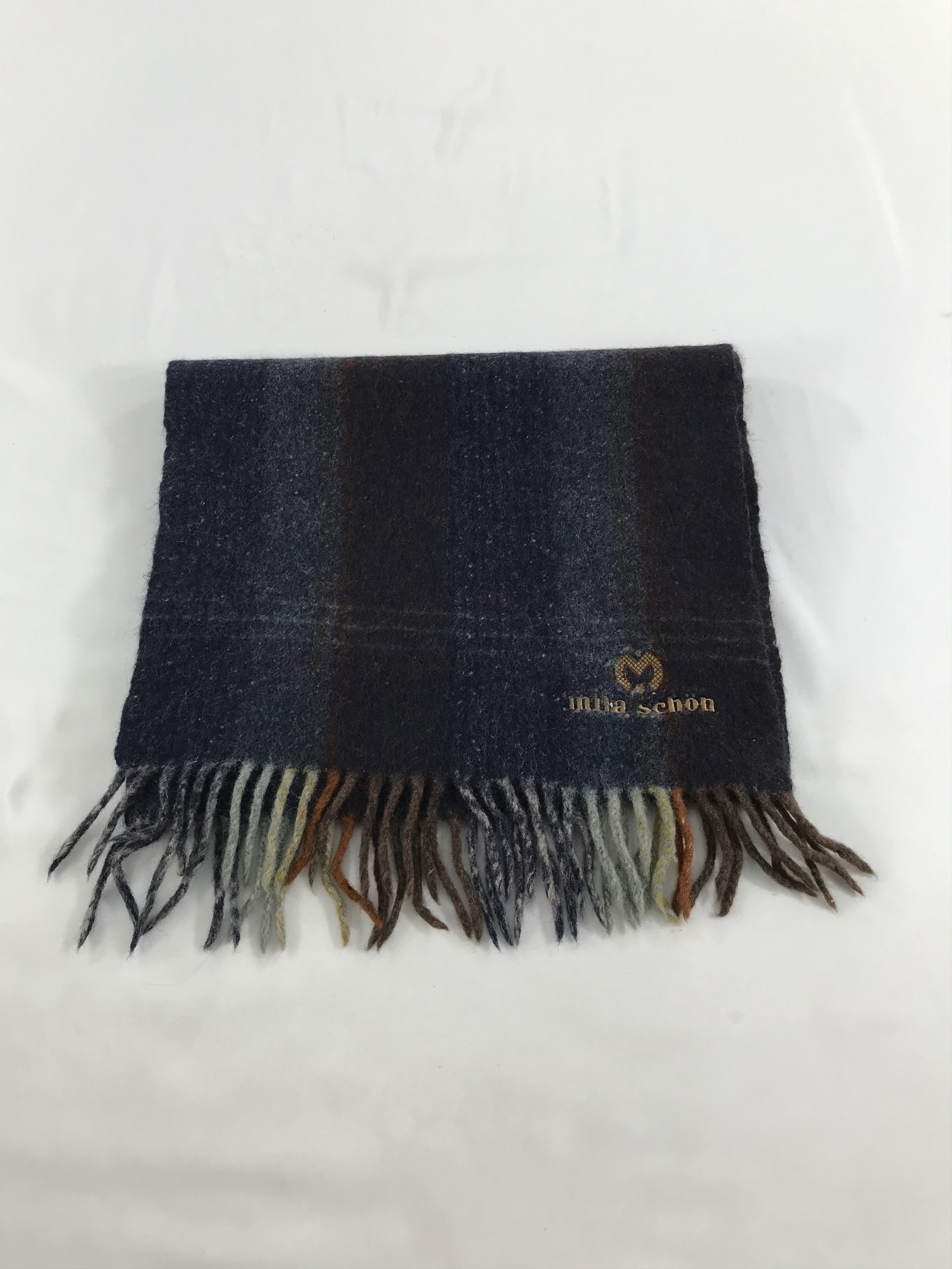 Mila Schon Mila Schon Wool Scarf Muffler Neckgear Neck Warmer V25 Size ONE SIZE - 3 Thumbnail