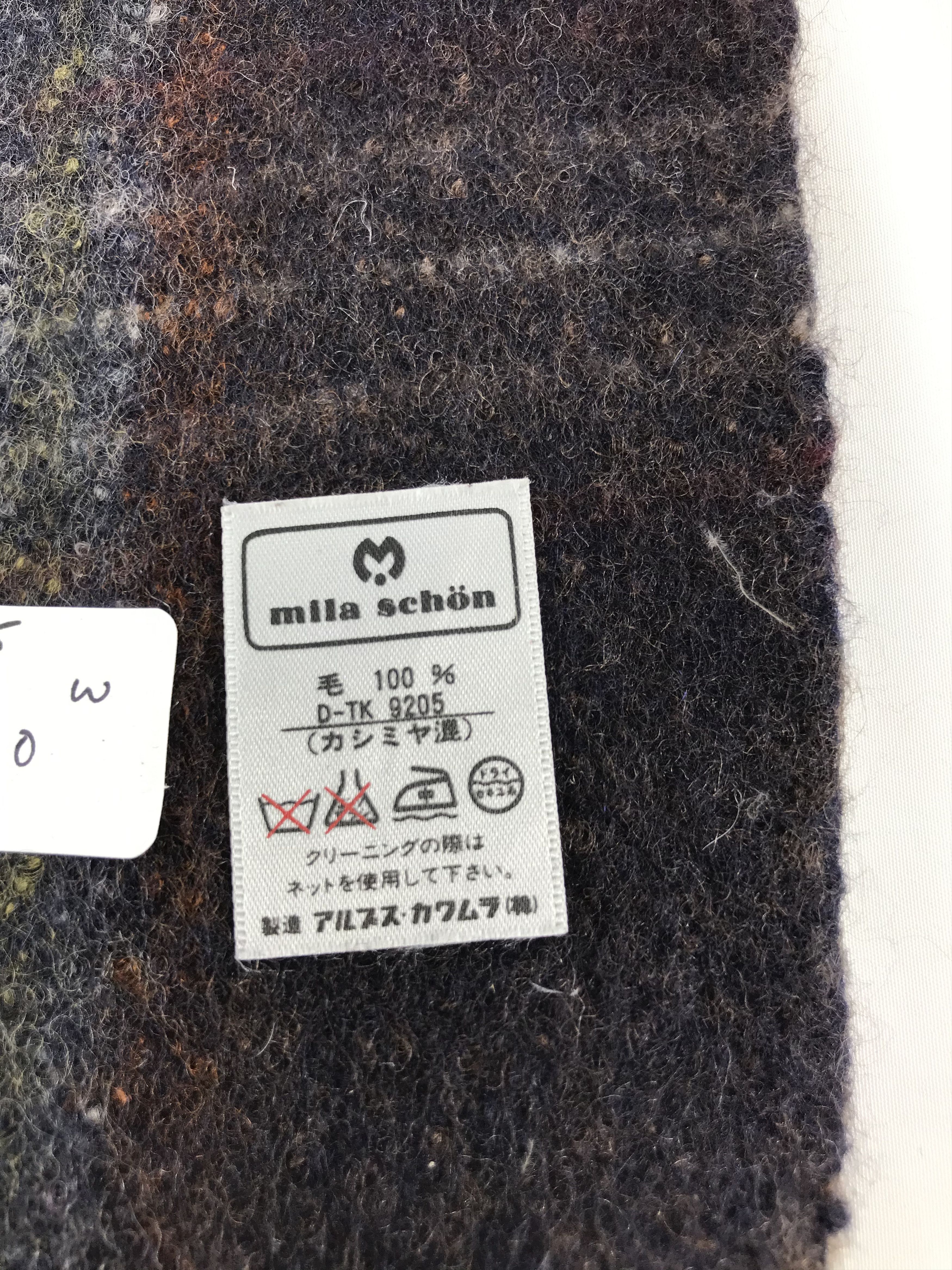Mila Schon Mila Schon Wool Scarf Muffler Neckgear Neck Warmer V25 Size ONE SIZE - 5 Thumbnail