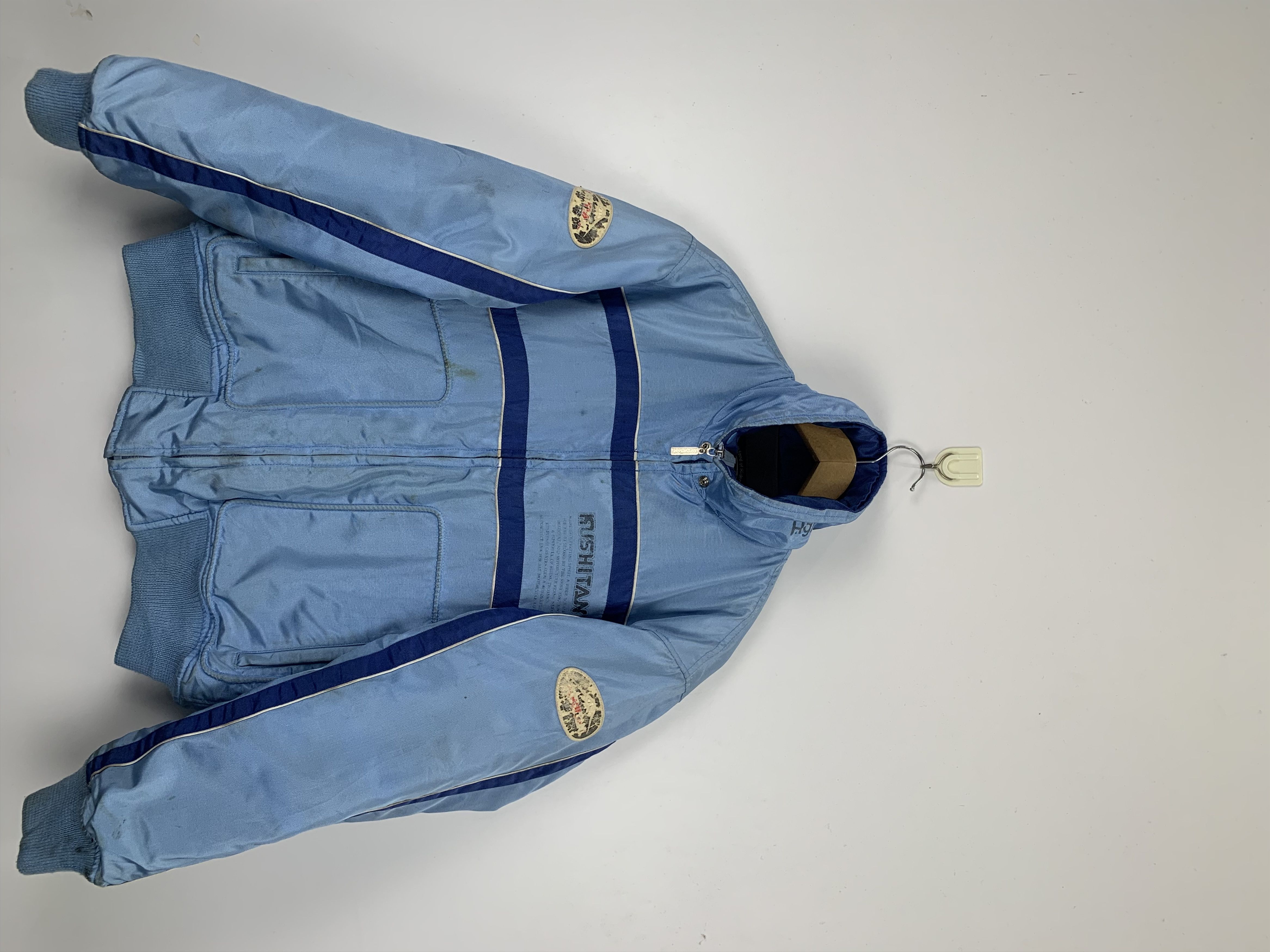 image of Kushitani Racing Riding Motorcycle Jacket in Blue, Men's (Size Large)