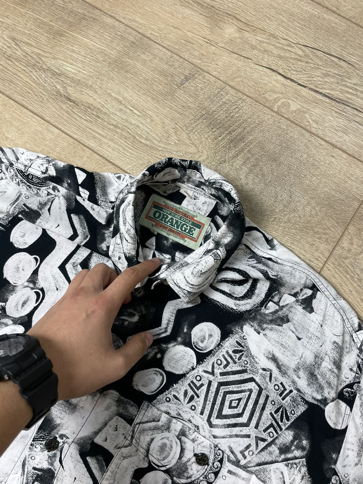 Vintage Vintage Button Ups Printed Crazy Oversized Shirt Size S Size US S / EU 44-46 / 1 - 9 Thumbnail