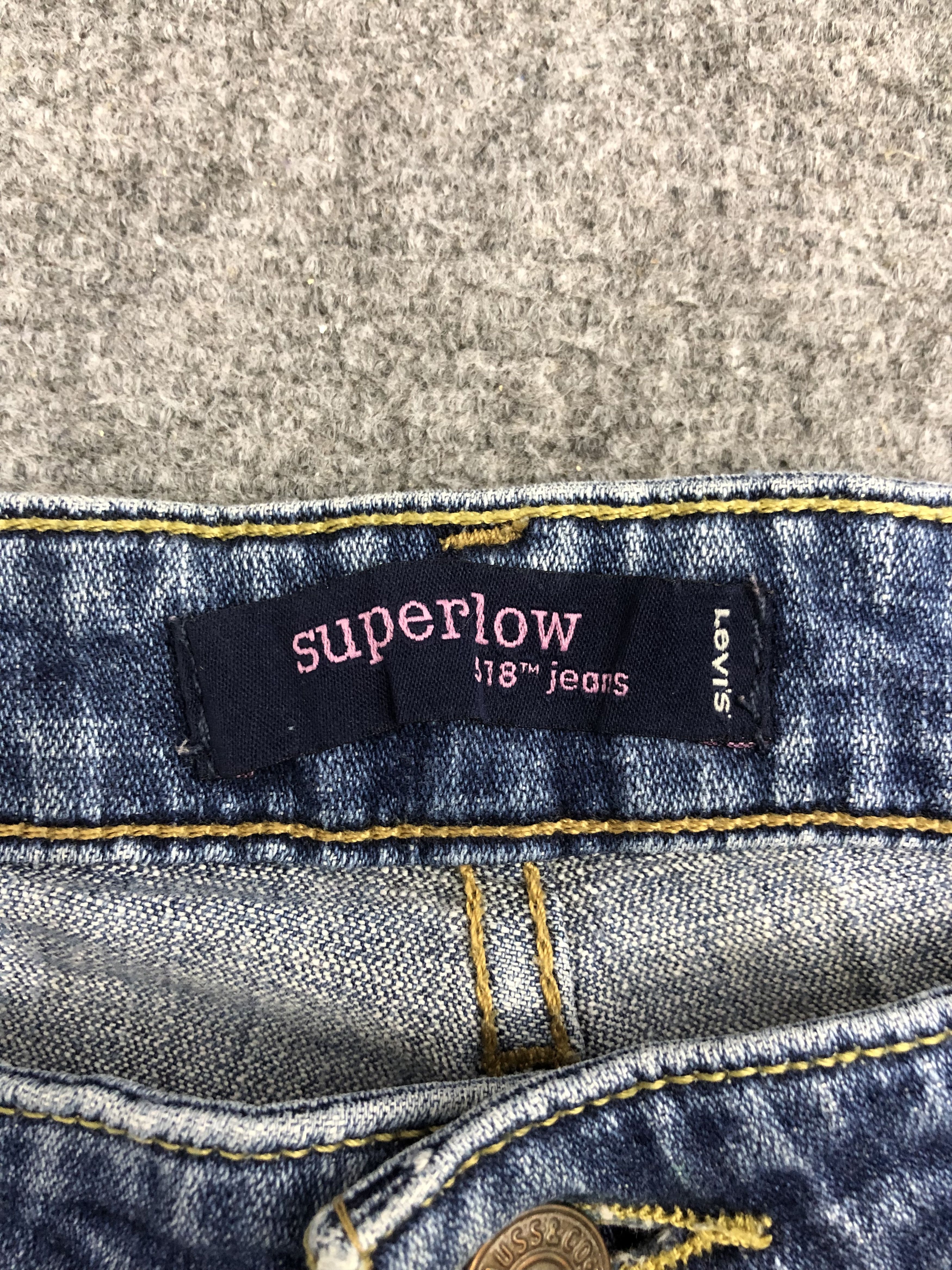 Levi's Vintage Levis 518 Flared Bootcut Women Jeans DP1186 Size US 34 / EU 50 - 6 Thumbnail