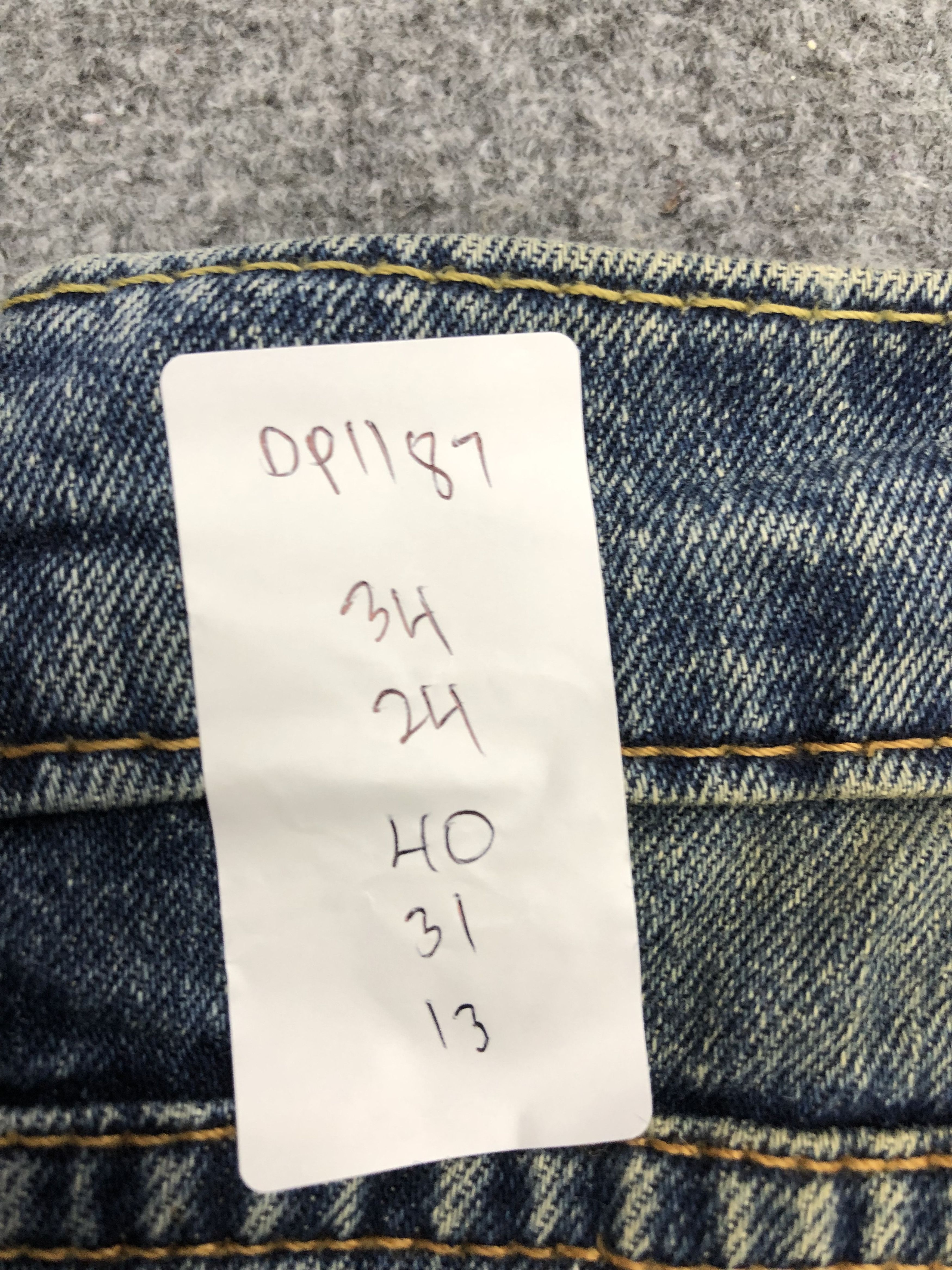 Levi's Vintage Levis 511 Faded Blue Jeans DP1187 Size US 34 / EU 50 - 13 Thumbnail