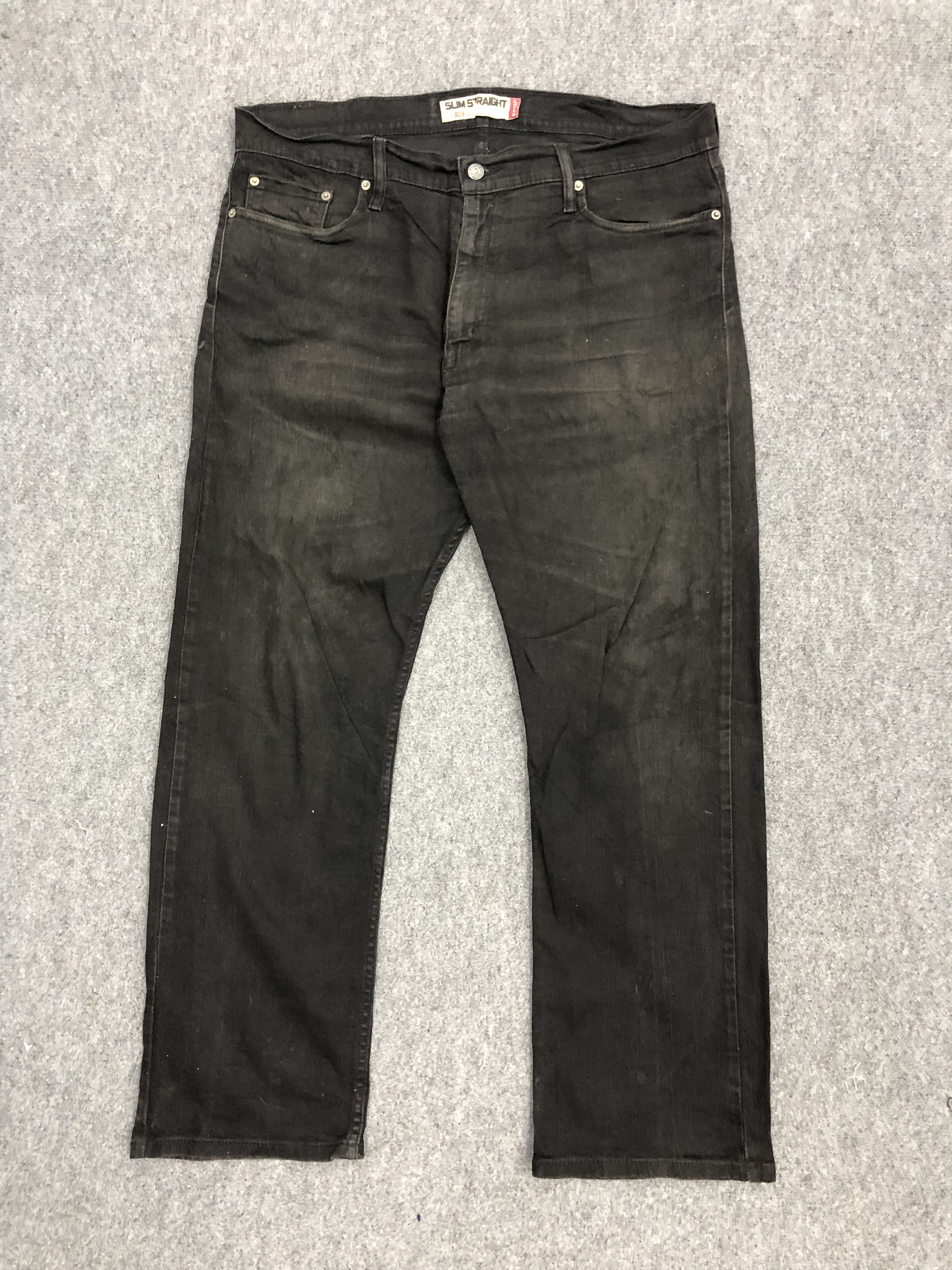 image of Levis 514 Faded Black Jeans, Men's (Size 41)