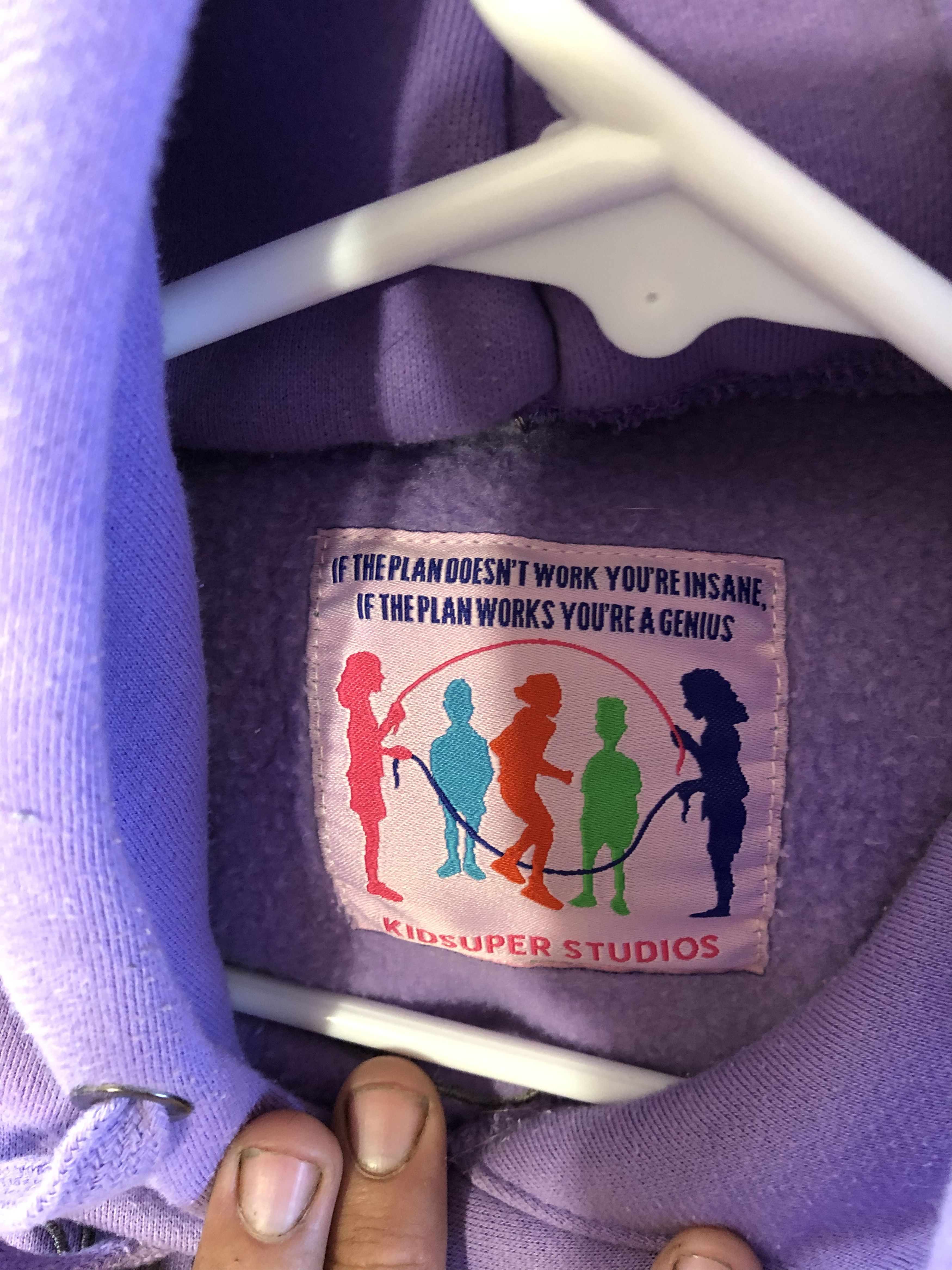 KidSuper KIDSUPER Super Sweatshirt [Violet] - L Size US L / EU 52-54 / 3 - 3 Thumbnail