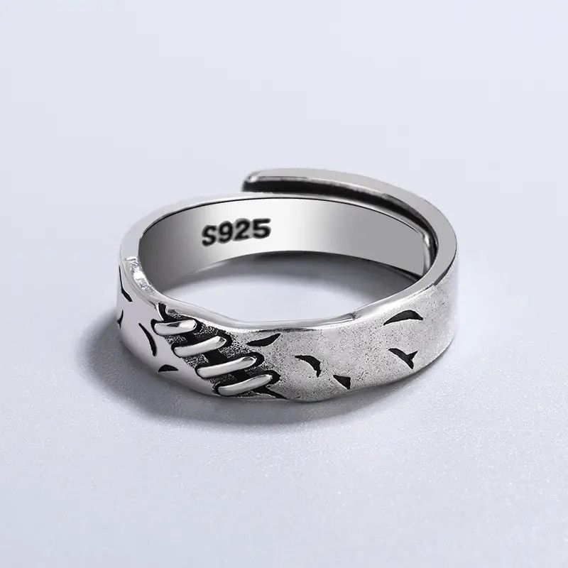 Jewelry Creative Handmade Scar Ring Size ONE SIZE - 1 Thumbnail