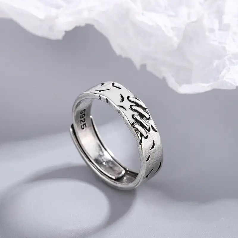 Jewelry Creative Handmade Scar Ring Size ONE SIZE - 2 Thumbnail
