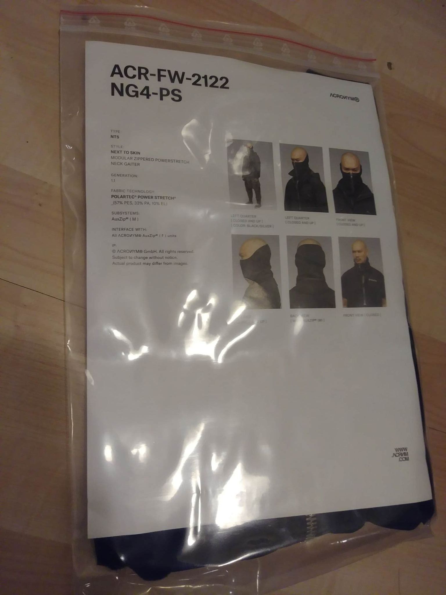 Acronym Acronym NG4-PS Gaiter Olive/Silver Size ONE SIZE - 4 Thumbnail