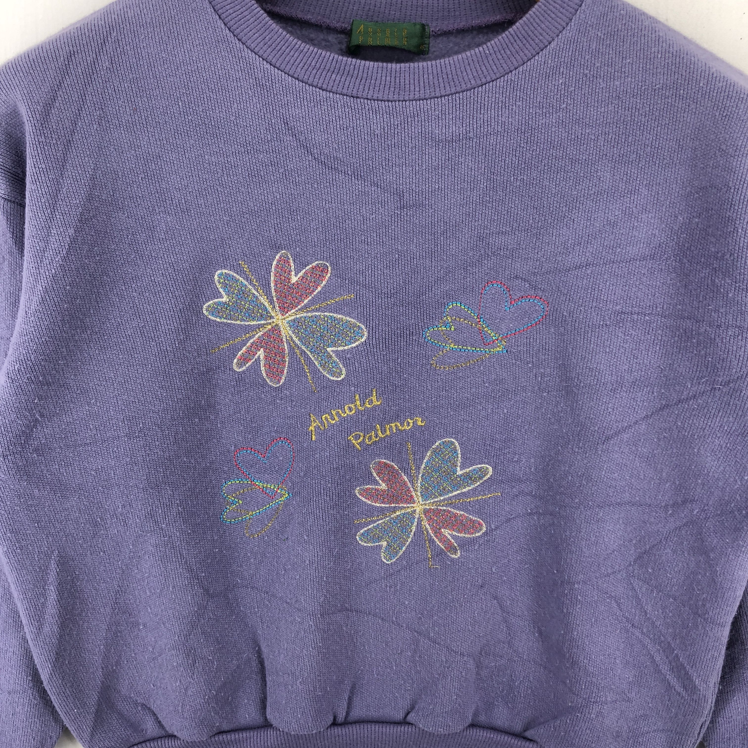 Japanese Brand ARNOLD PALMOR Crew Neck Women Sweatshirt #1958-68 Size S / US 4 / IT 40 - 2 Thumbnail
