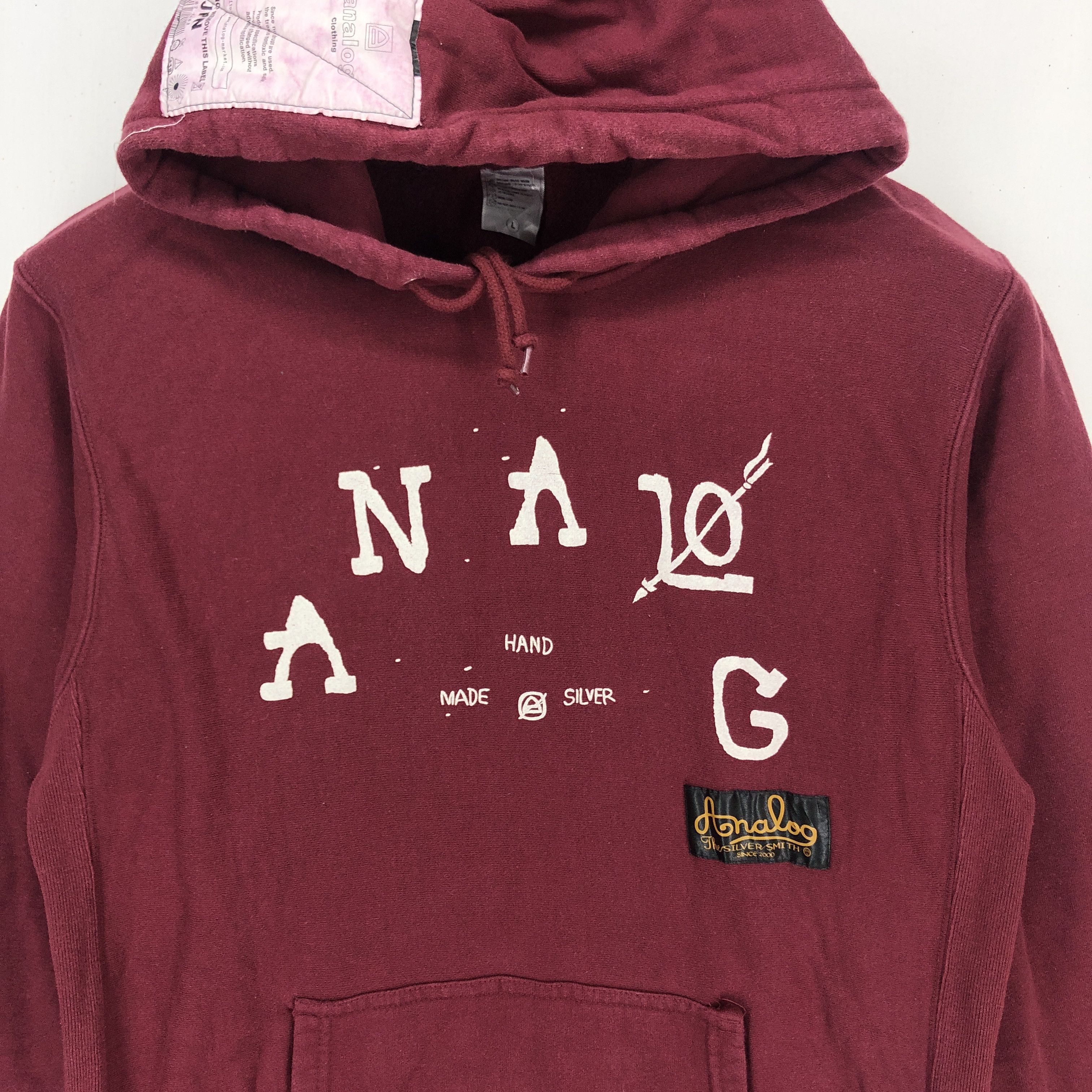 Analog ANALOG Hoodie Pullover Nice Design #1534-57 Size US S / EU 44-46 / 1 - 2 Thumbnail