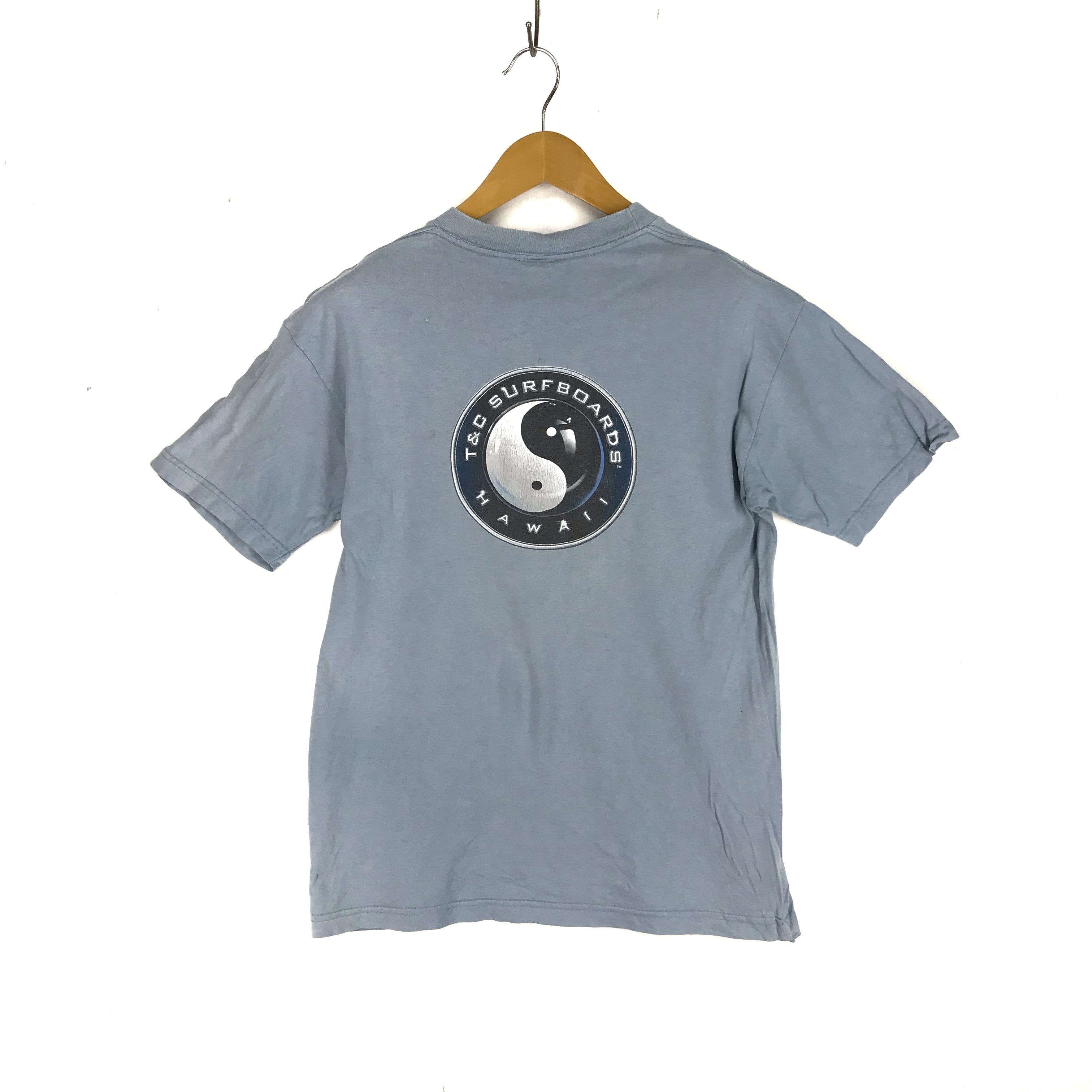 Vintage 90s Vintage T&C SURFBOARDS T Shirt #2326-80 Size US S / EU 44-46 / 1 - 1 Thumbnail