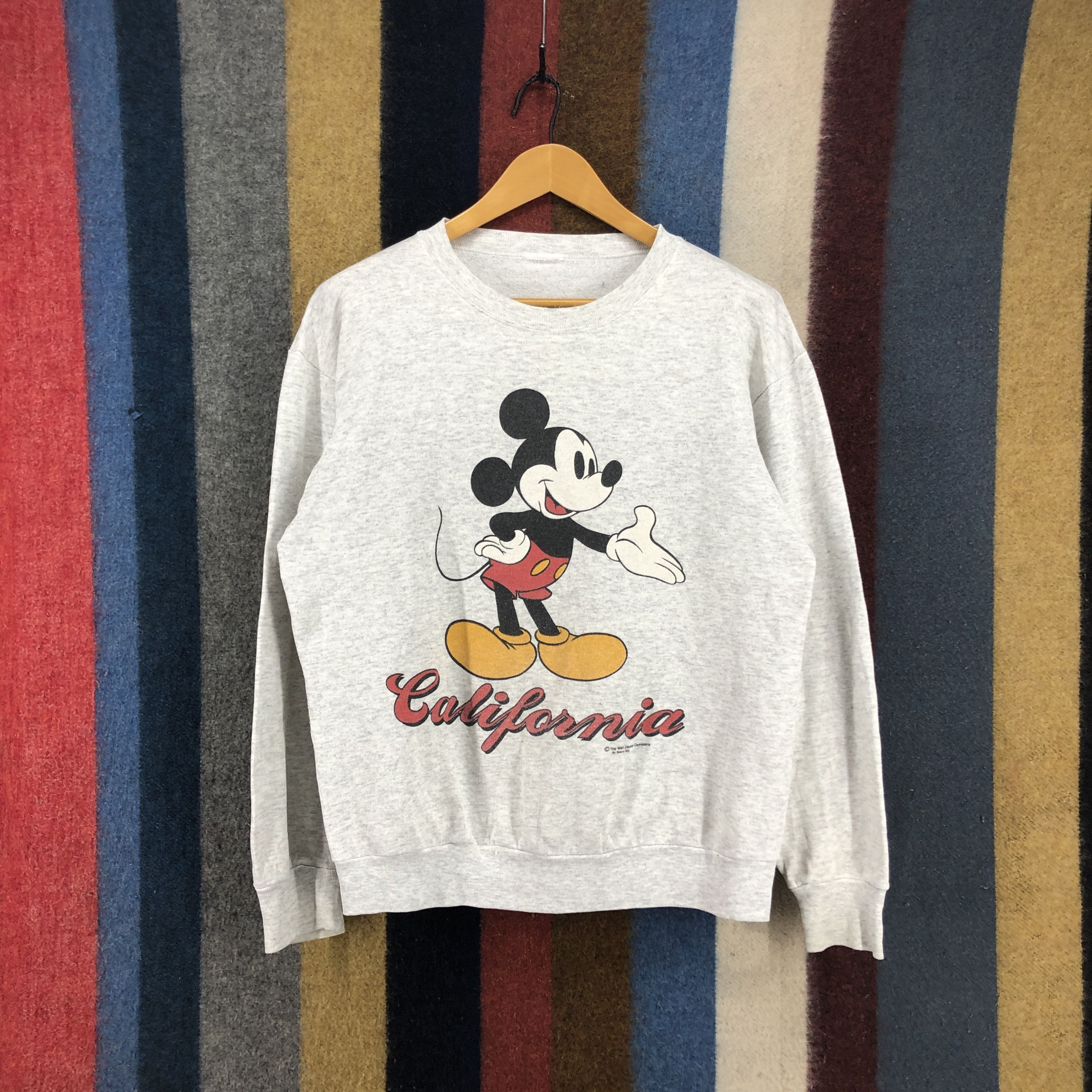 Disney 90s Vintage MICKEY MOUSE Crew Neck Sweatshirt #0697/AD Size US M / EU 48-50 / 2 - 1 Thumbnail