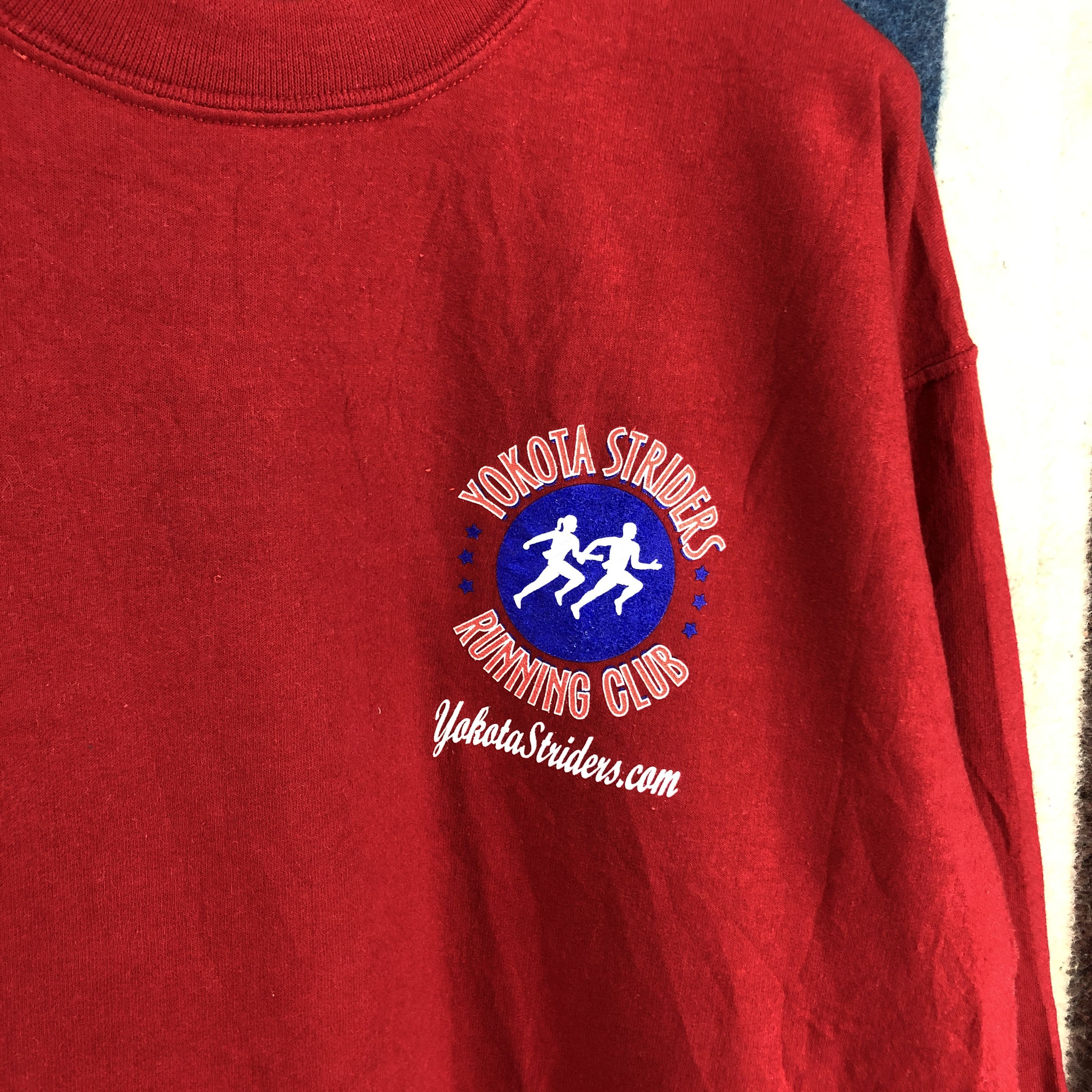 Gildan Y2K Vintage YOKOTA STRIDER FROSTBITE Sweatshirt #2750-99 Size US L / EU 52-54 / 3 - 6 Thumbnail