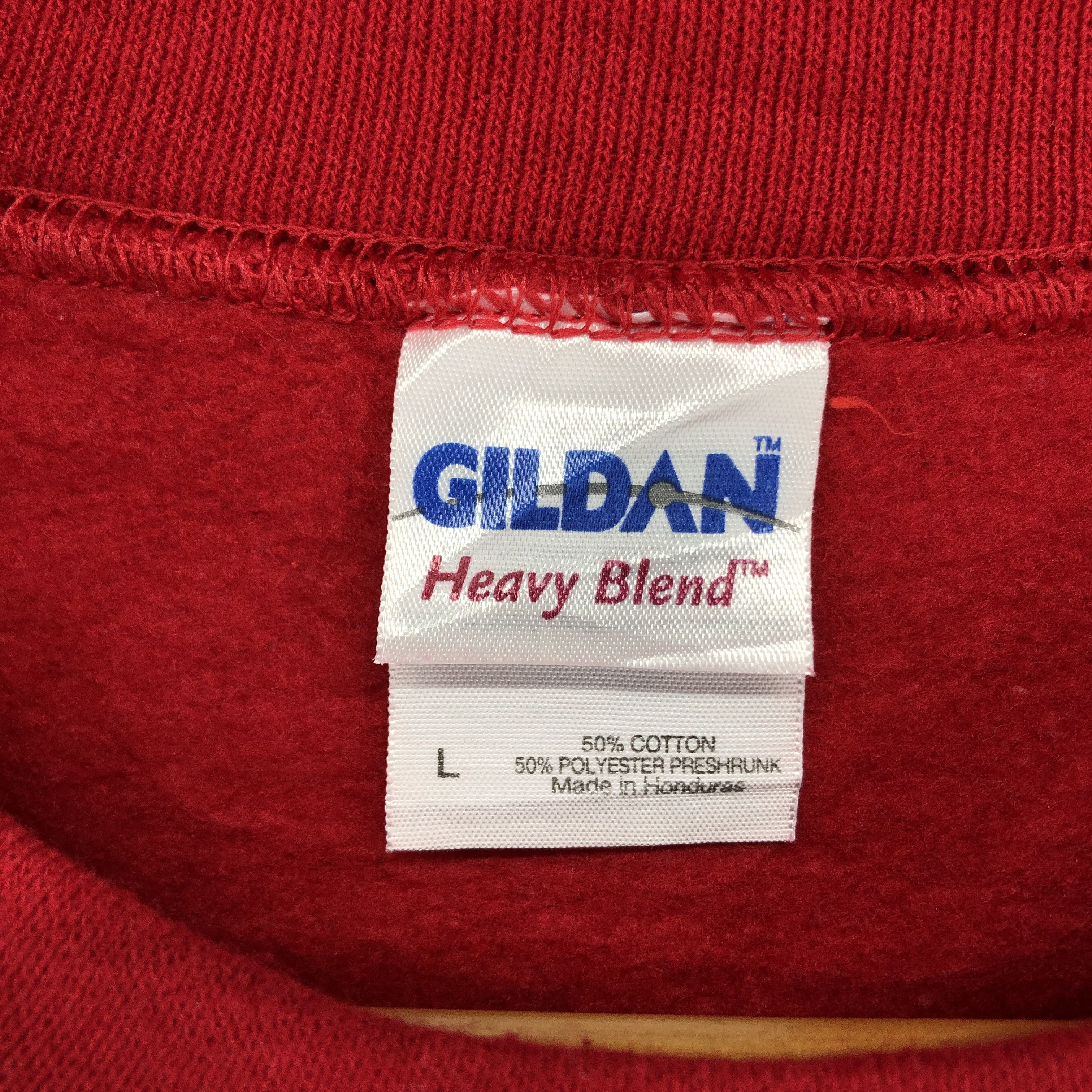 Gildan Y2K Vintage YOKOTA STRIDER FROSTBITE Sweatshirt #2750-99 Size US L / EU 52-54 / 3 - 8 Thumbnail