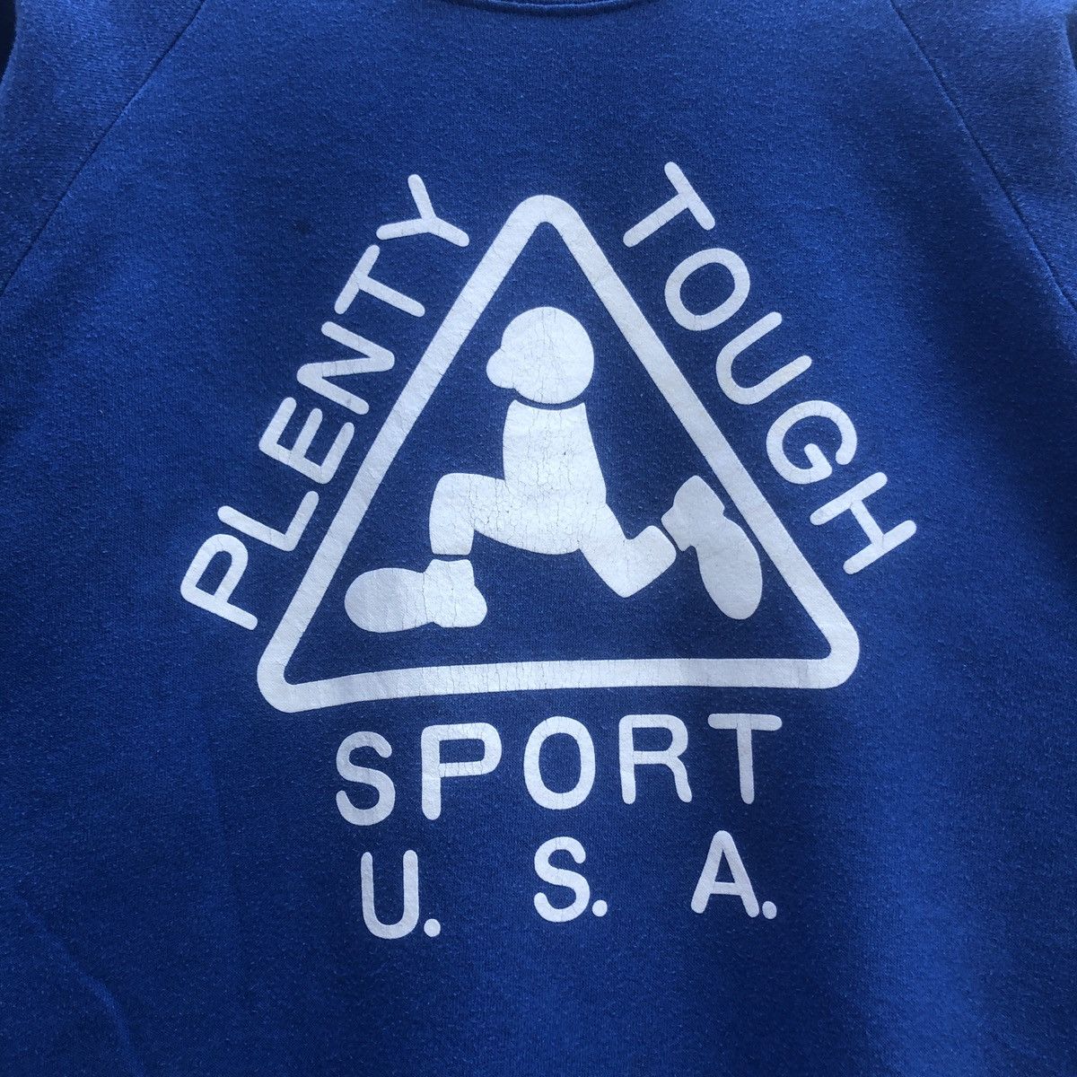 Vintage 90s Vintage PLENTY TOUGH SPORT USA Sweatshirt #0211-14x Size US M / EU 48-50 / 2 - 2 Thumbnail