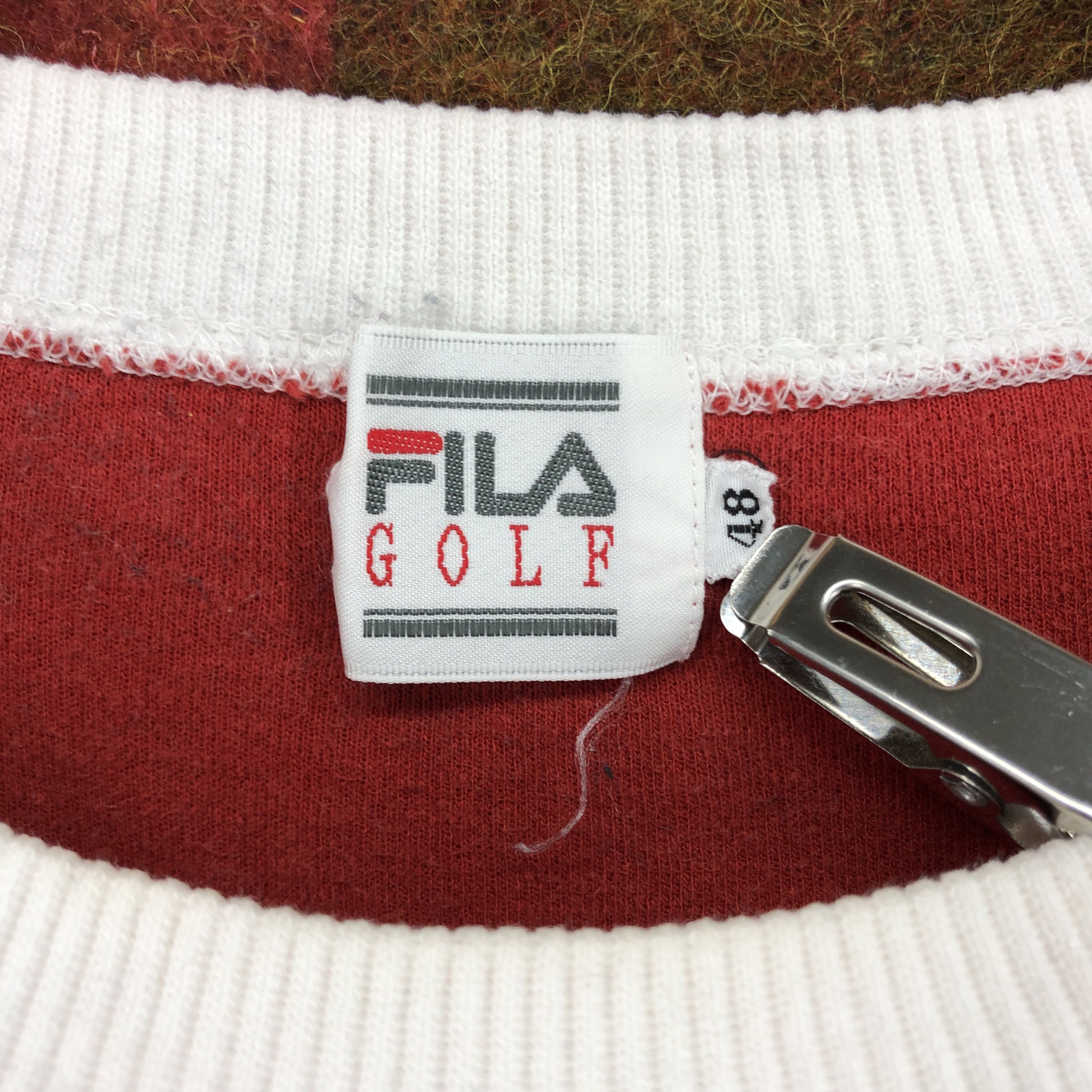 Fila FILA BIELLA ITALIA GOLF Crew Neck Sweatshirt #0545/W Size US M / EU 48-50 / 2 - 5 Thumbnail