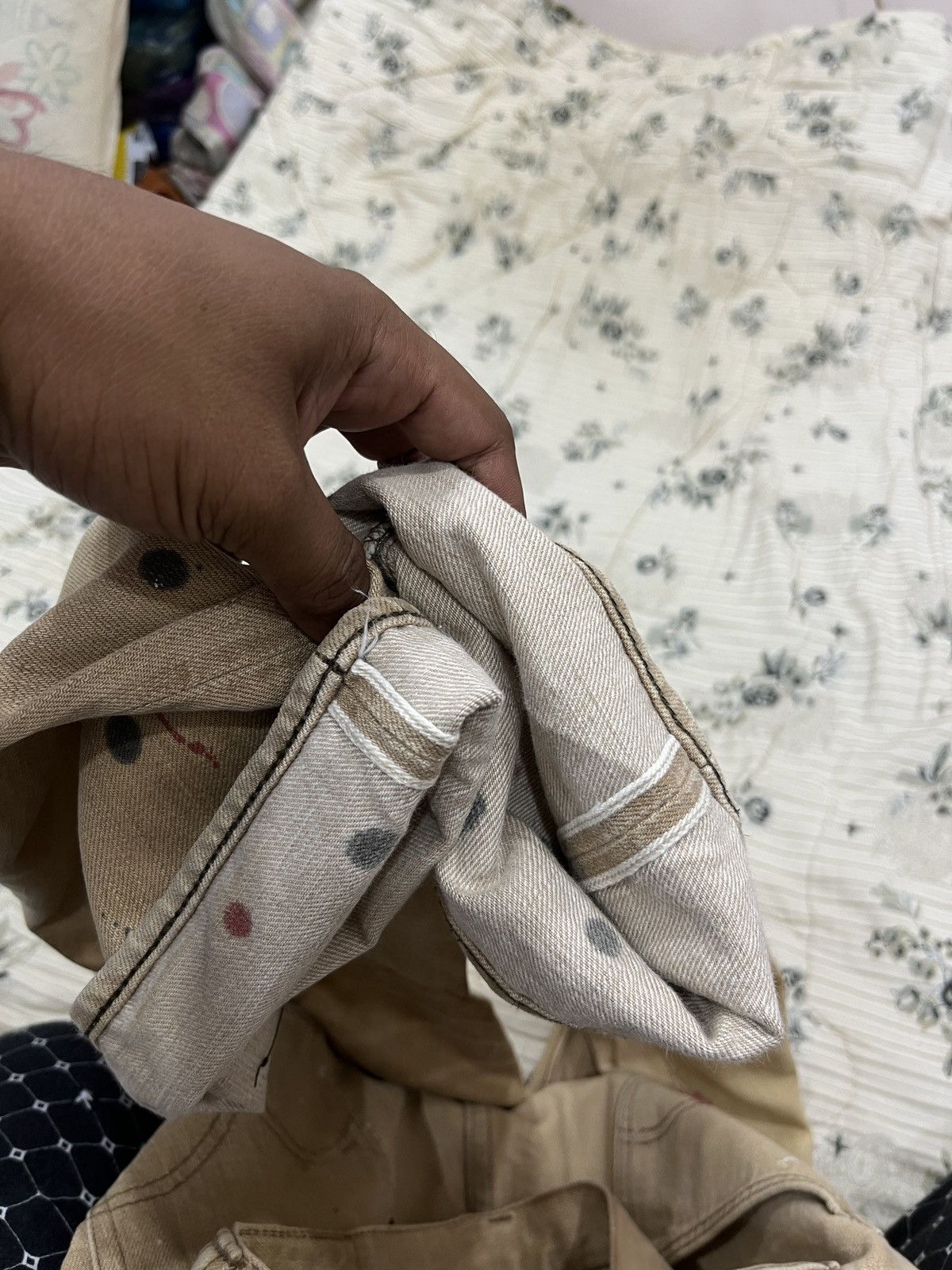Full Count & Co. (Xx). FULL COUNT & CO HYPEBEAST SELVEDGE PAINTS DENIM Size US 30 / EU 46 - 12 Thumbnail
